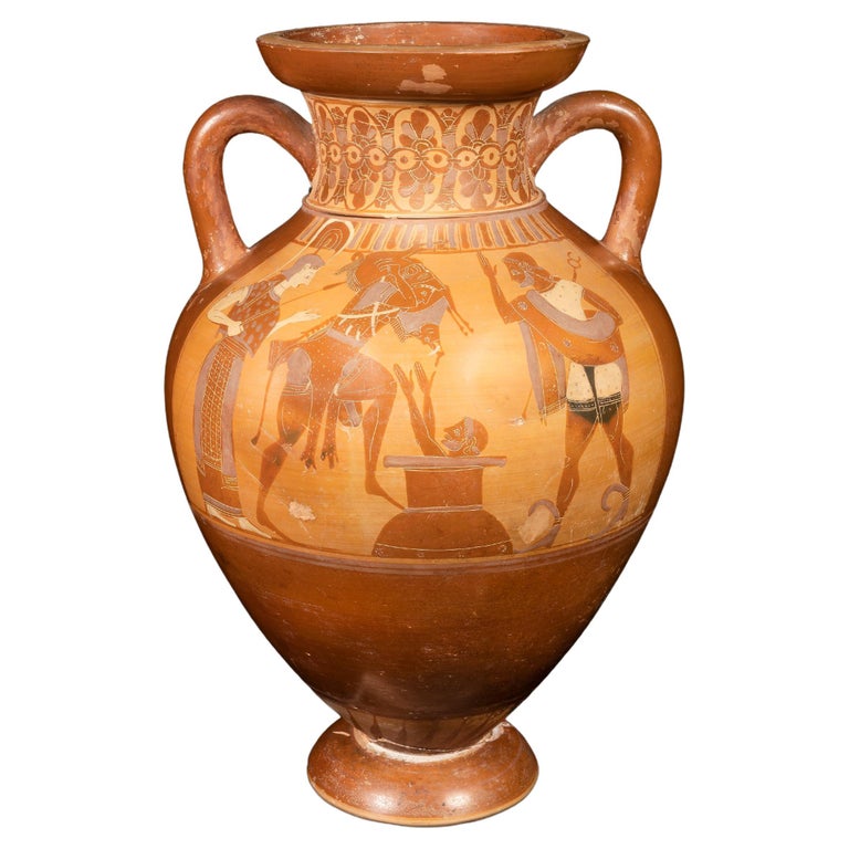 Attic Black Figure Amphora For Sale at 1stDibs