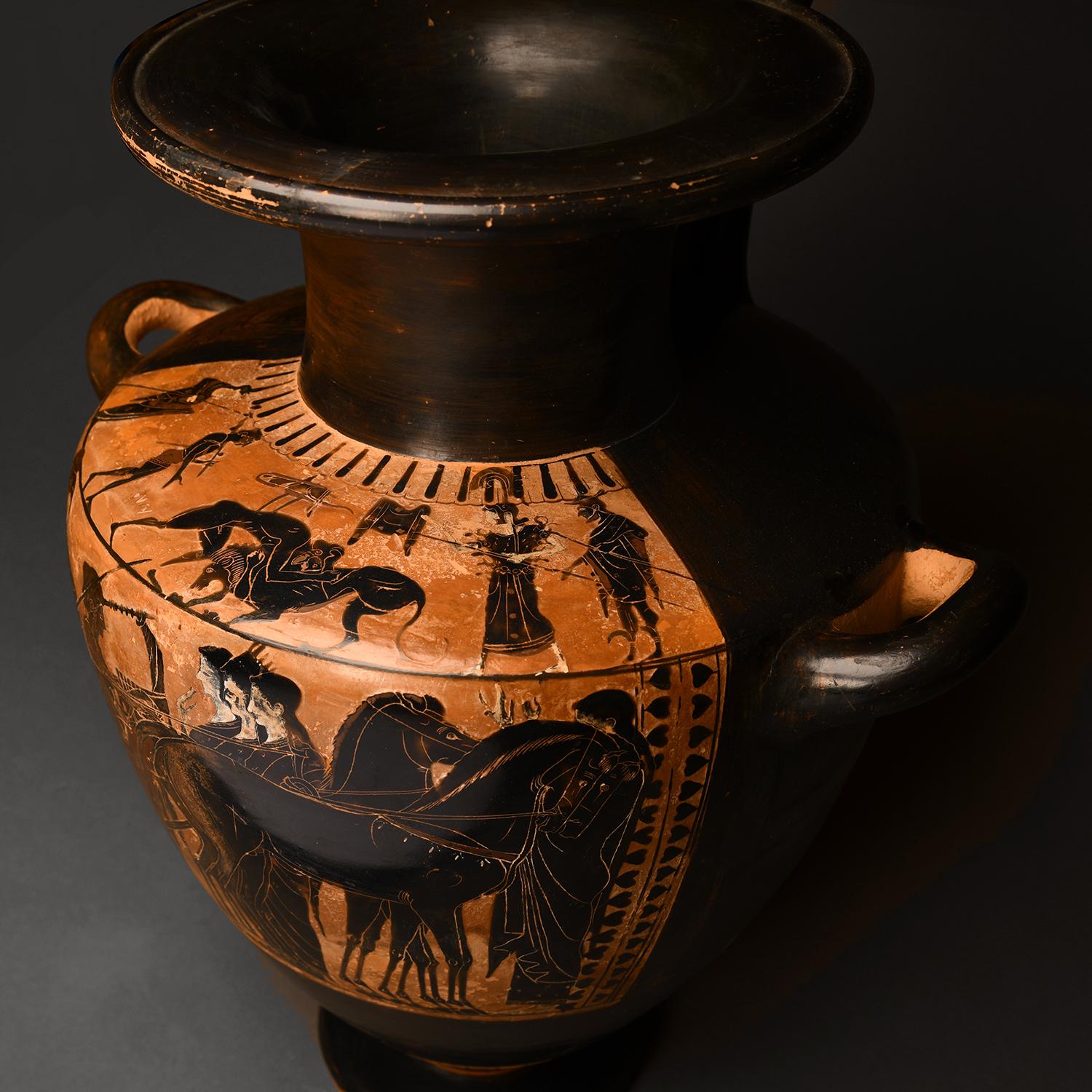 XVIIIe siècle et antérieur Attic Black-Figured Hydria en vente