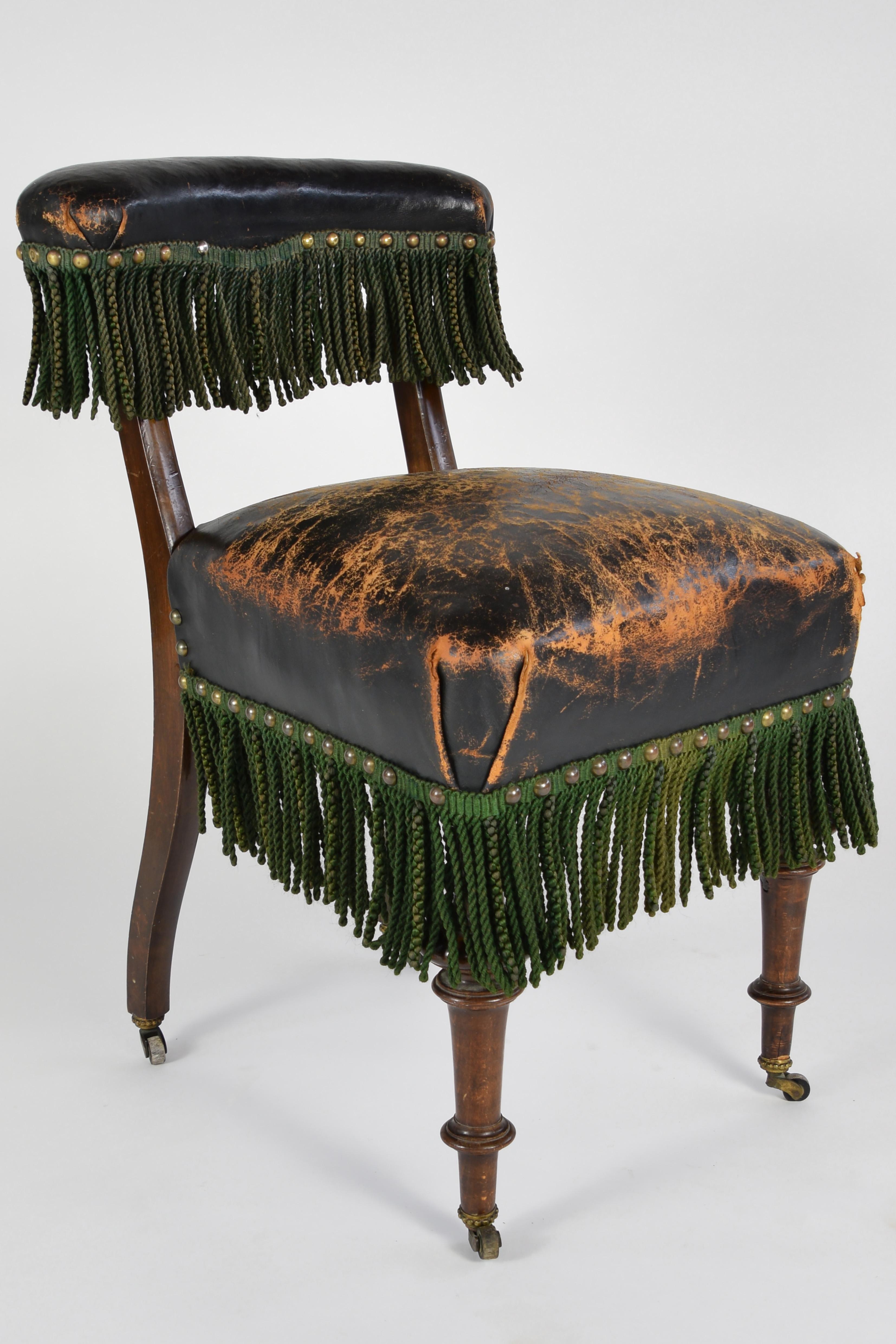 Attic Find: Lovely voyeuse chair, 