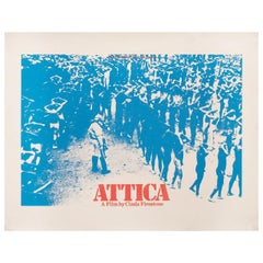 'Attica' 1974 British Double Crown Film Poster
