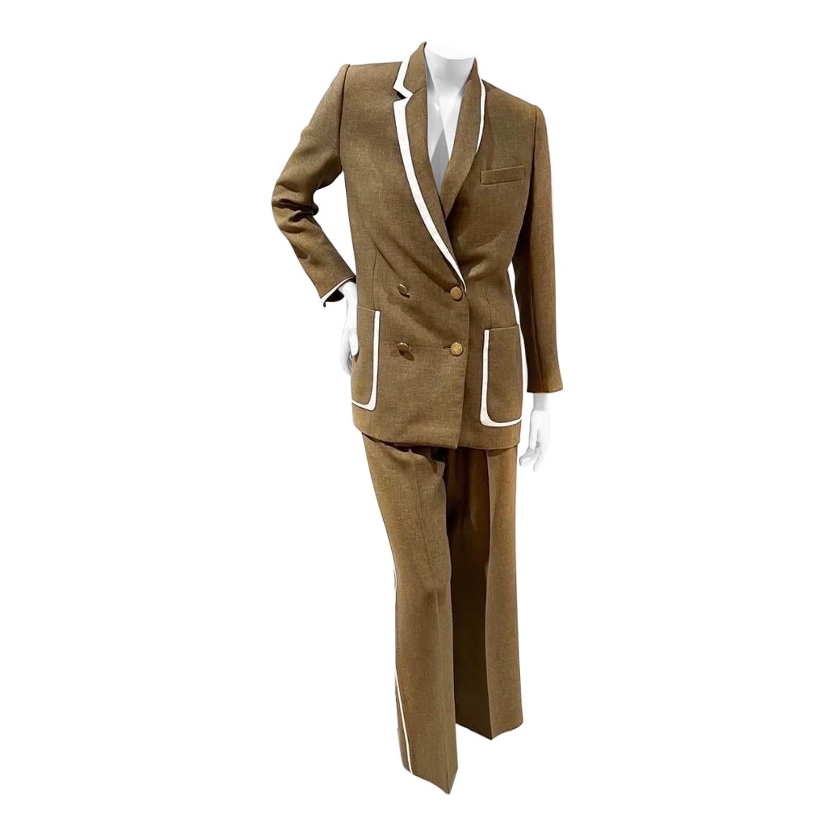 Attico Color Block Sequin Wrap Dress