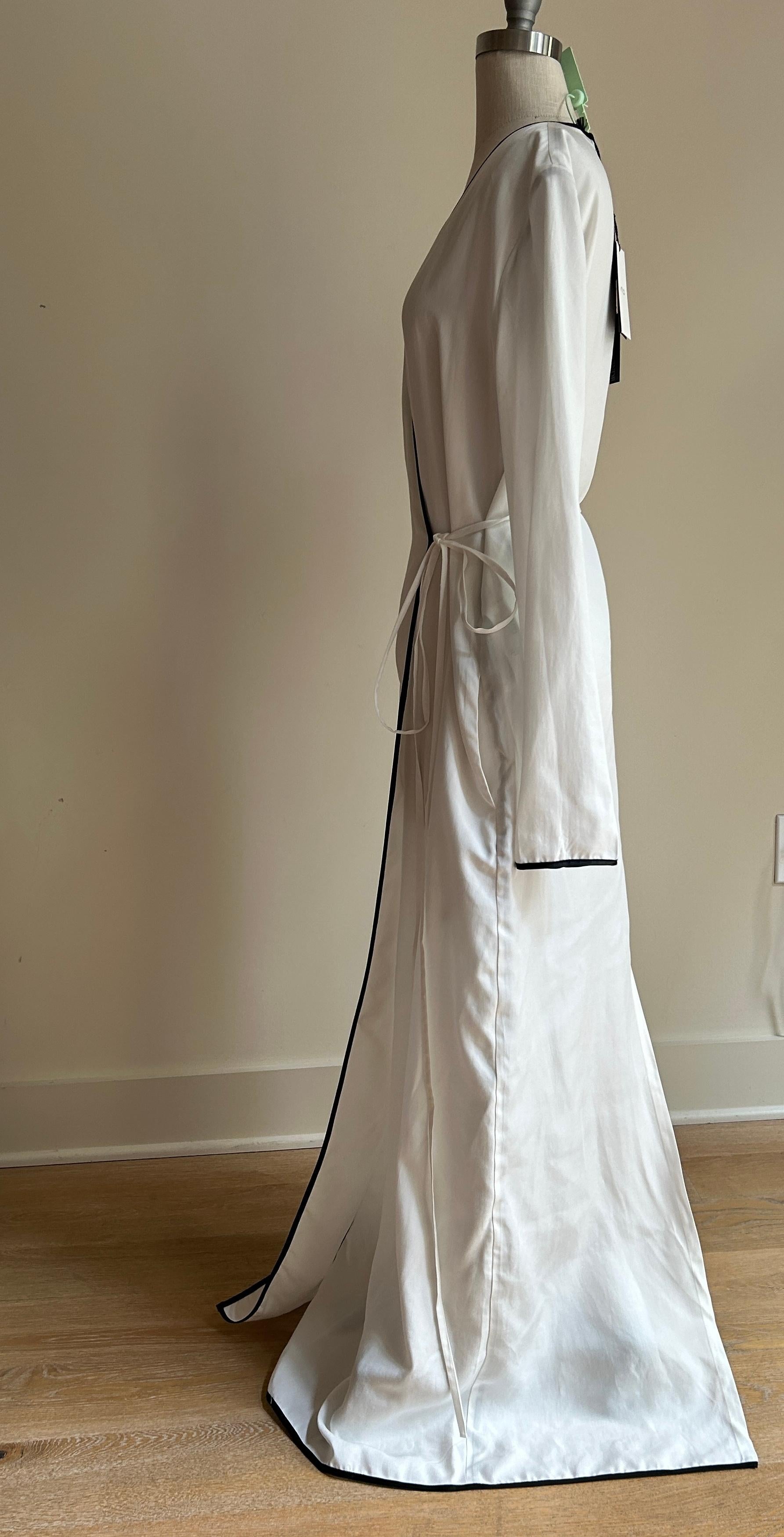 Attico Parrot Embellished White Wrap Maxi Dress  2