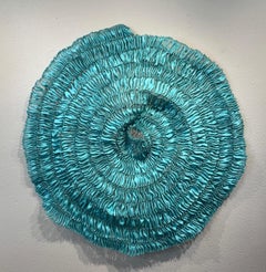 Sujoon (Turquoise), Atticus Adams Mesh Wall Sculpture Screen Shadow 