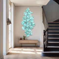 Botanica Ocean Mist - Large Sculptural Abstract Three-Dimensional Wall Artwork