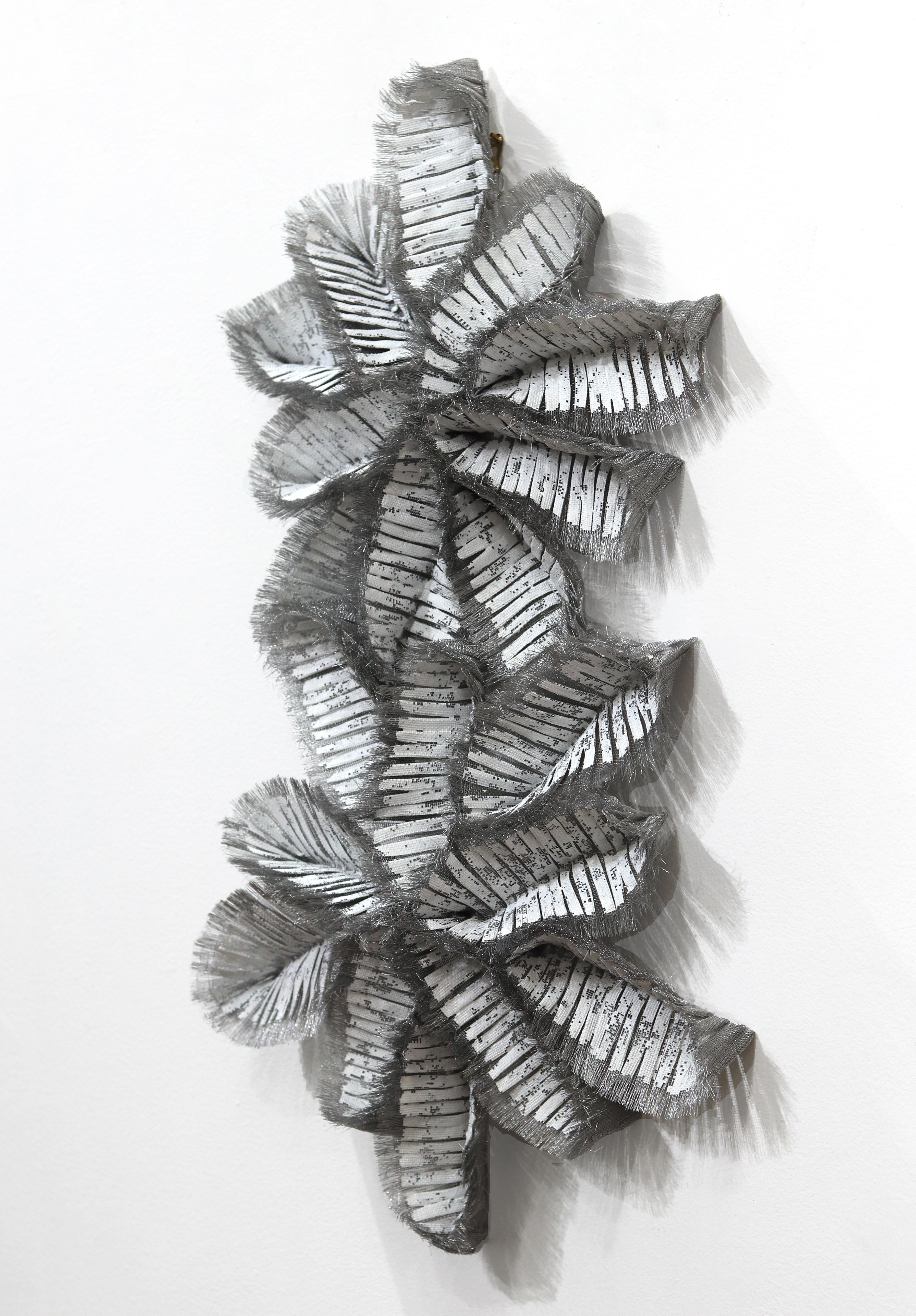Atticus Adams' organically composed modern metal sculptures embody the transformative power of art, illustrating the creation of beauty, meaning, and emotional impact from industrial materials. Using mostly aluminum mesh—generally found in screen