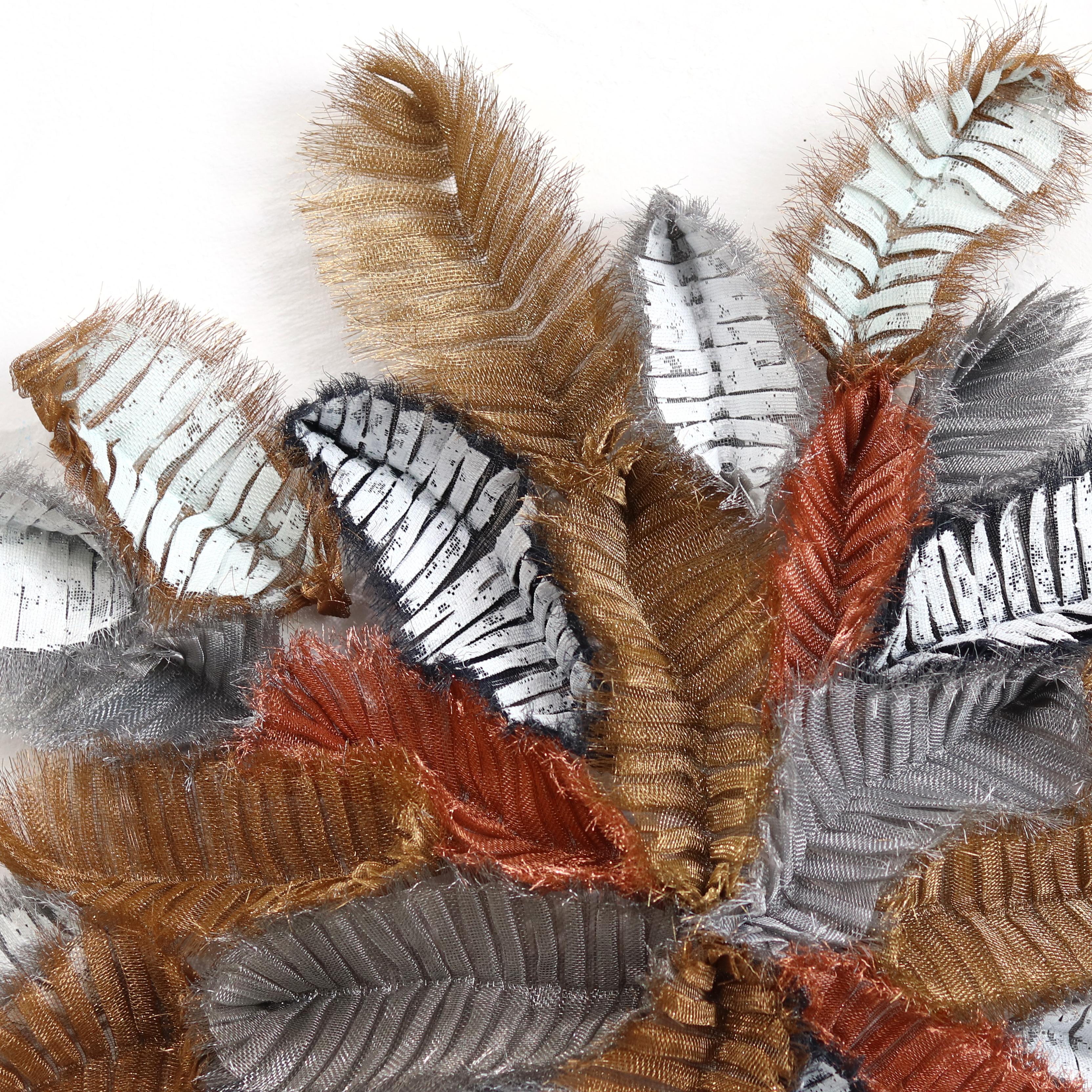 Atticus Adams' organically composed modern metal sculptures embody the transformative power of art, illustrating the creation of beauty, meaning, and emotional impact from industrial materials. Using mostly aluminum mesh—generally found in screen