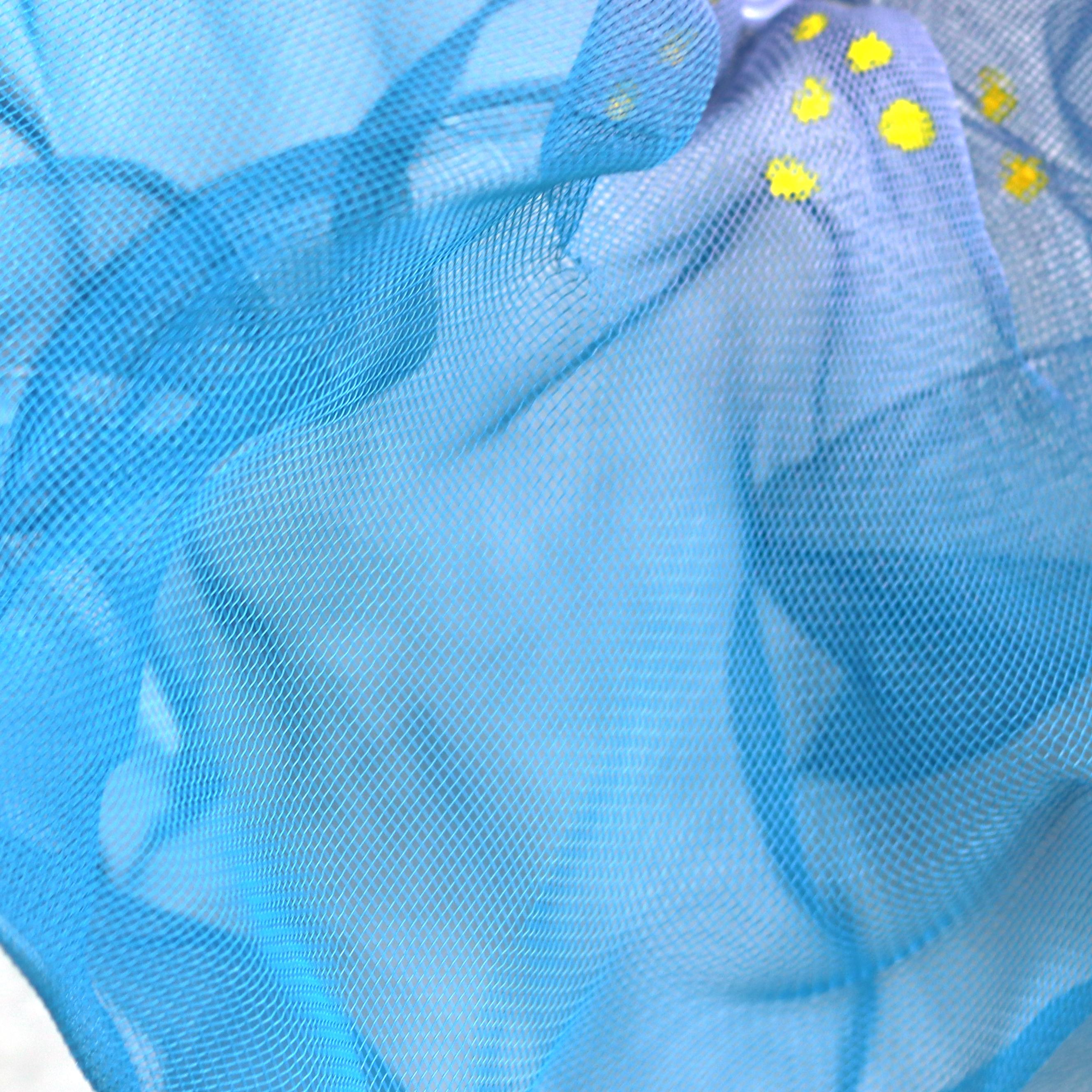 Cotton Candy Cumulus Azur - Original Lightweight Blue 3-D Metal Sculpture 4