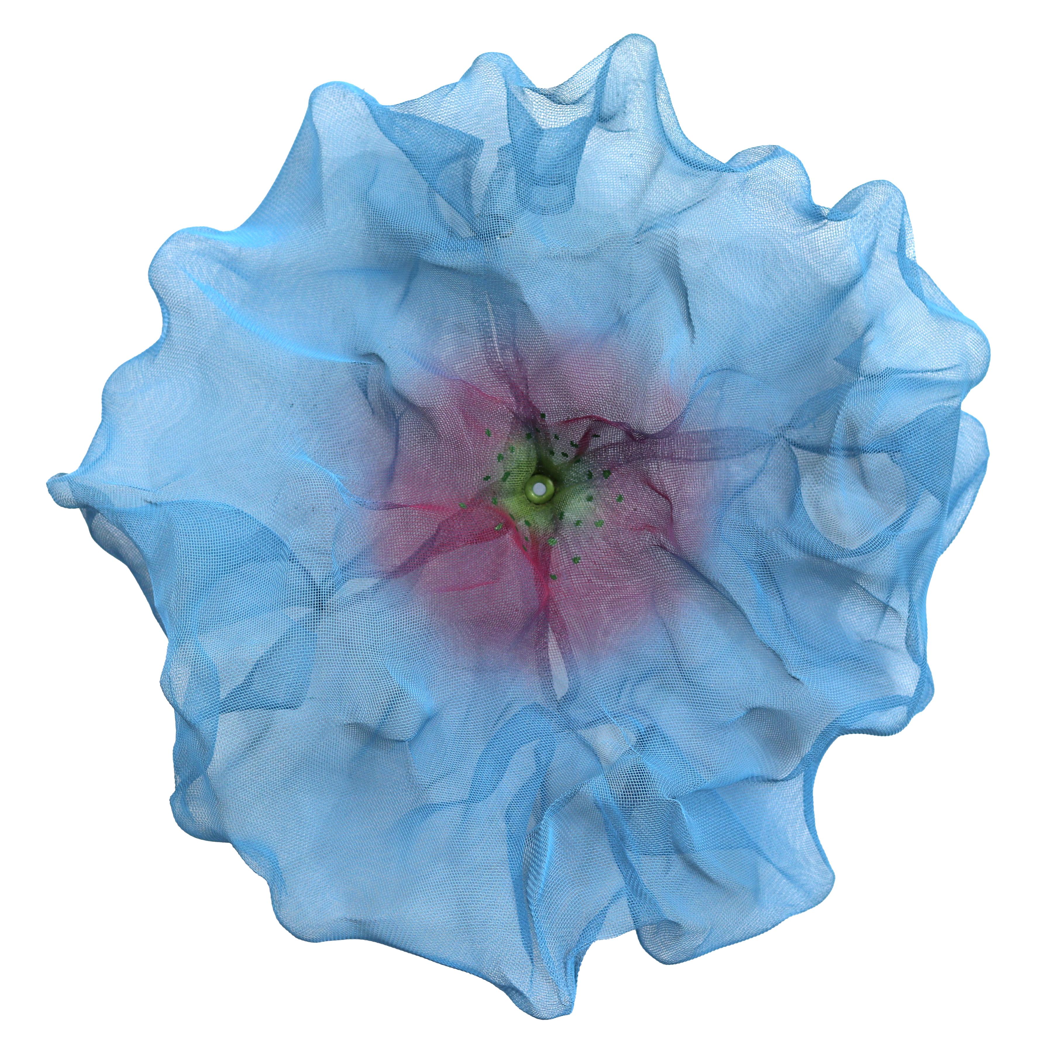 Cotton Candy Cumulus Berry Blue - Original Three-Dimensional Sculptural Wall Art - Mixed Media Art by Atticus Adams