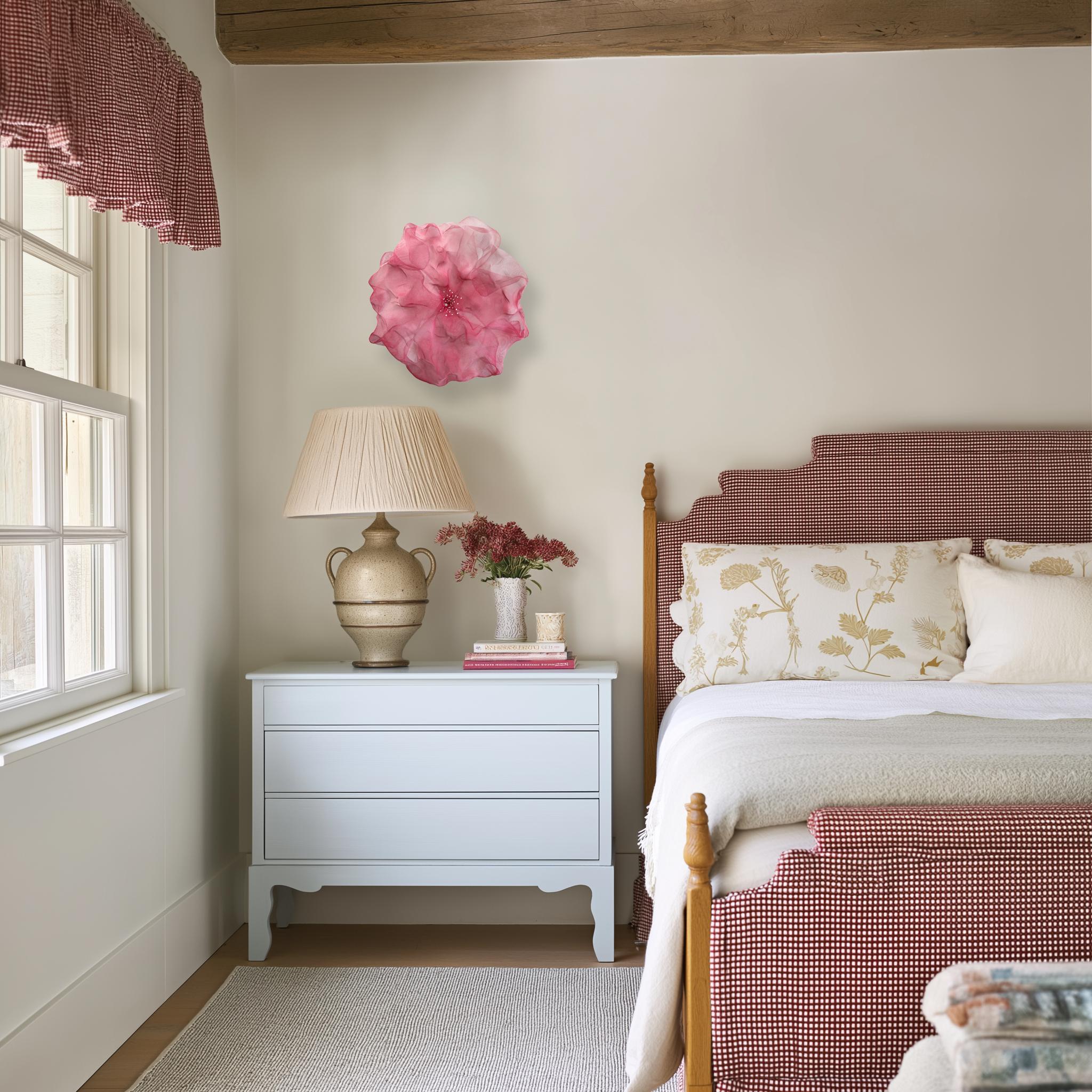 Cotton Candy Cumulus Blush Peach - Original Abstract Three-Dimensional Wall Art - Sculpture by Atticus Adams