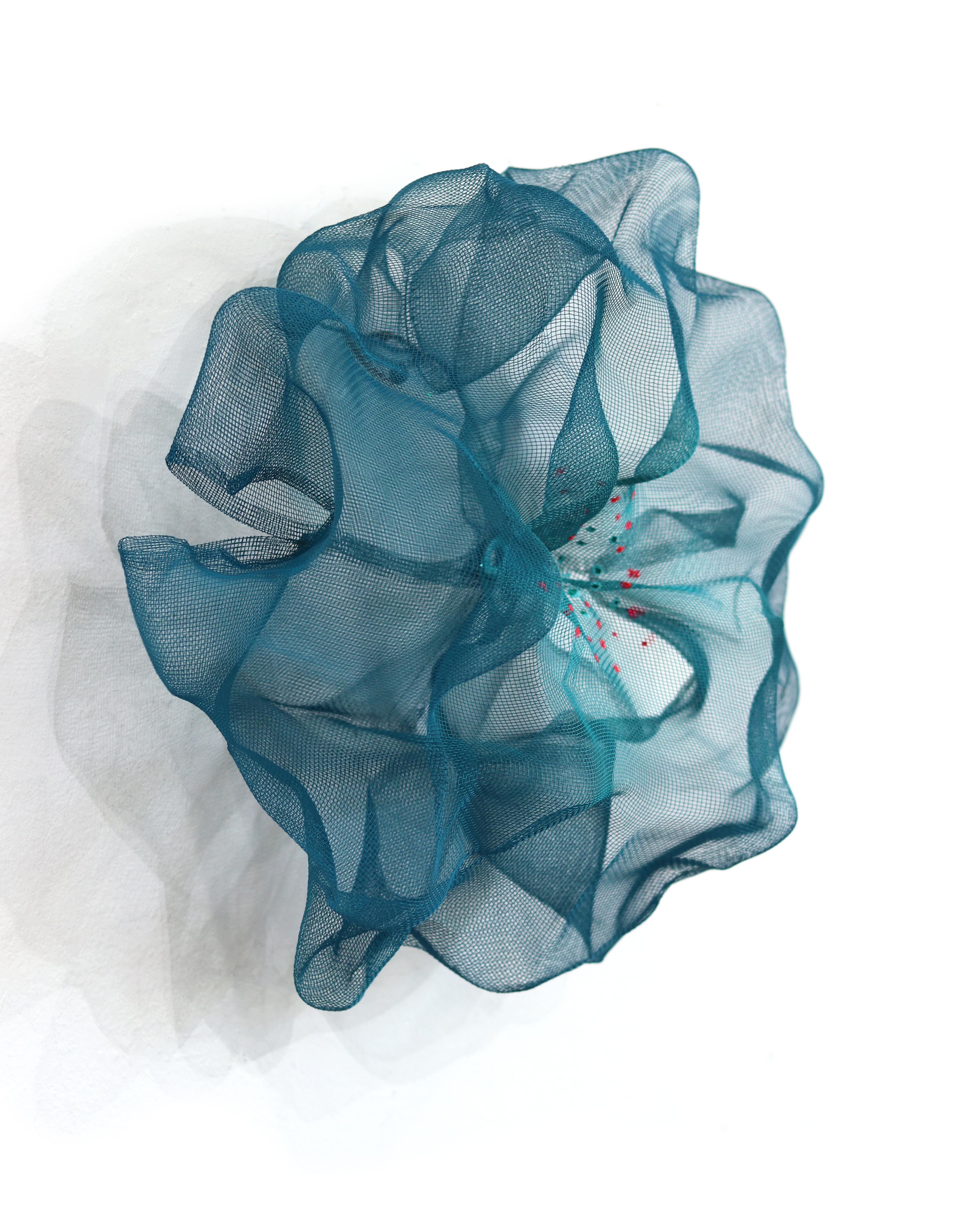 Cotton Candy Cumulus Candy Blue - Contemporary Abstract Three-Dimensional Wall For Sale 6