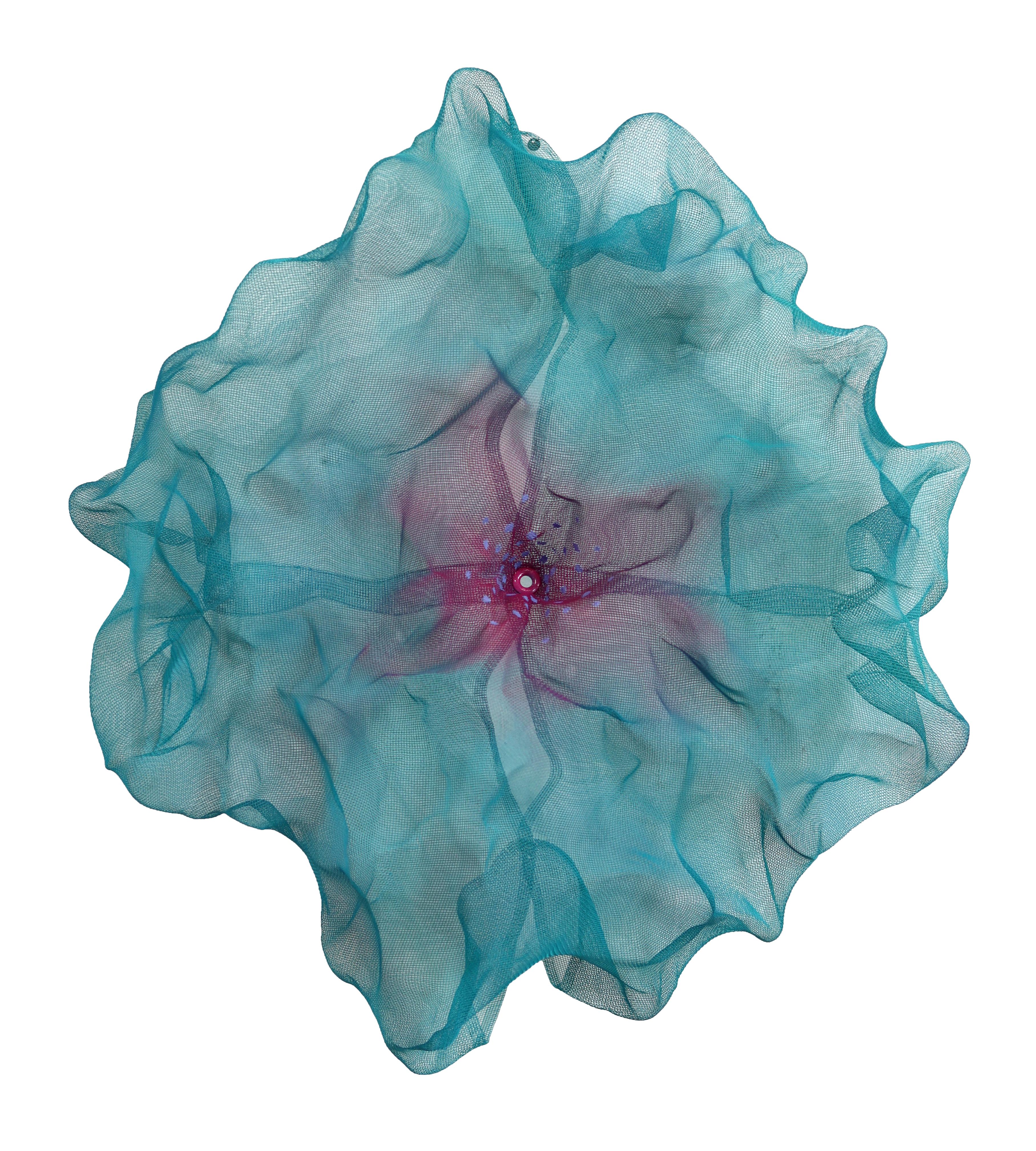 Cotton Candy Cumulus Dark Aqua Purple Periwinkle - Three-Dimensional Wall Art