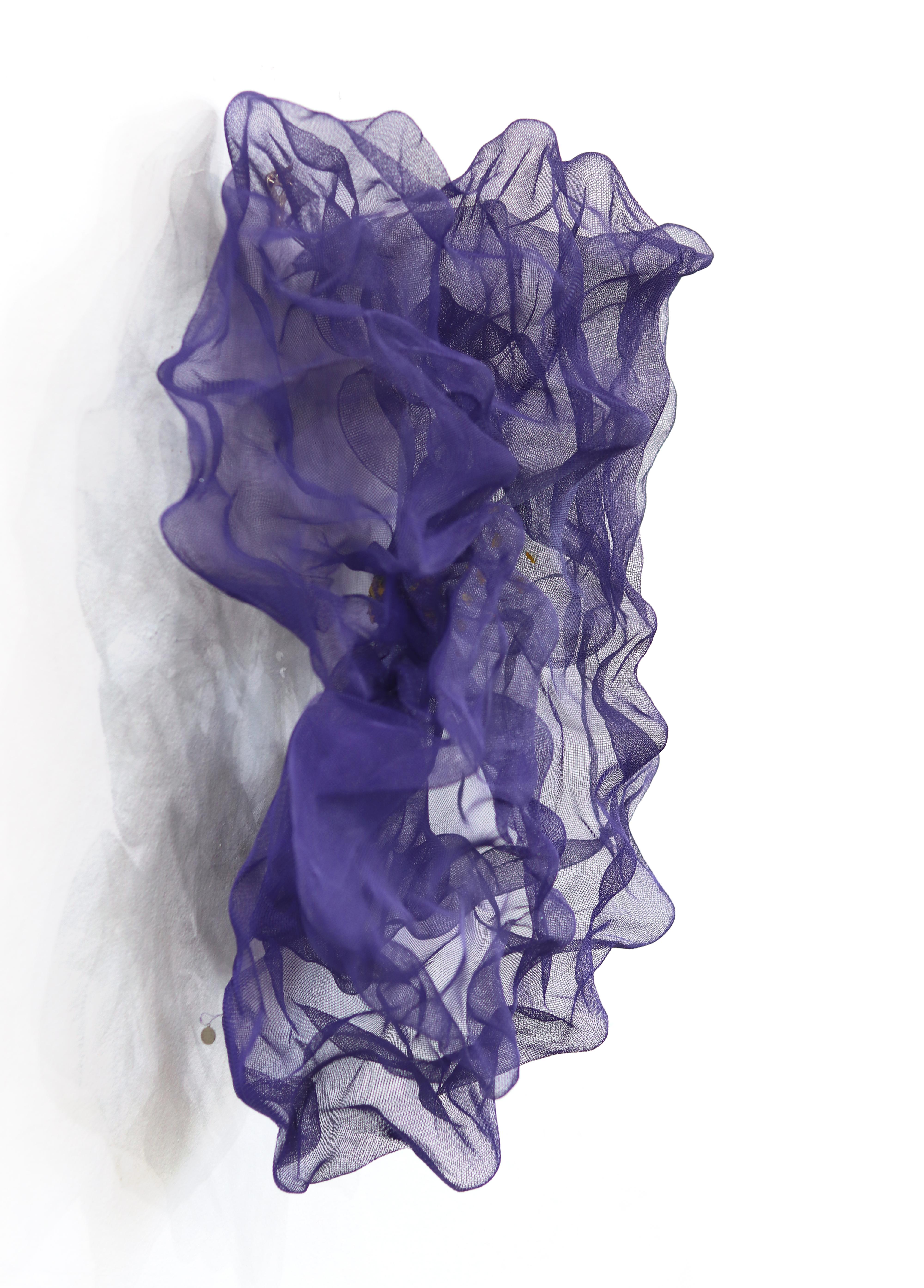 Cotton Candy Cumulus Grape - Contemporary Abstract Three-Dimensional Wall Art For Sale 8