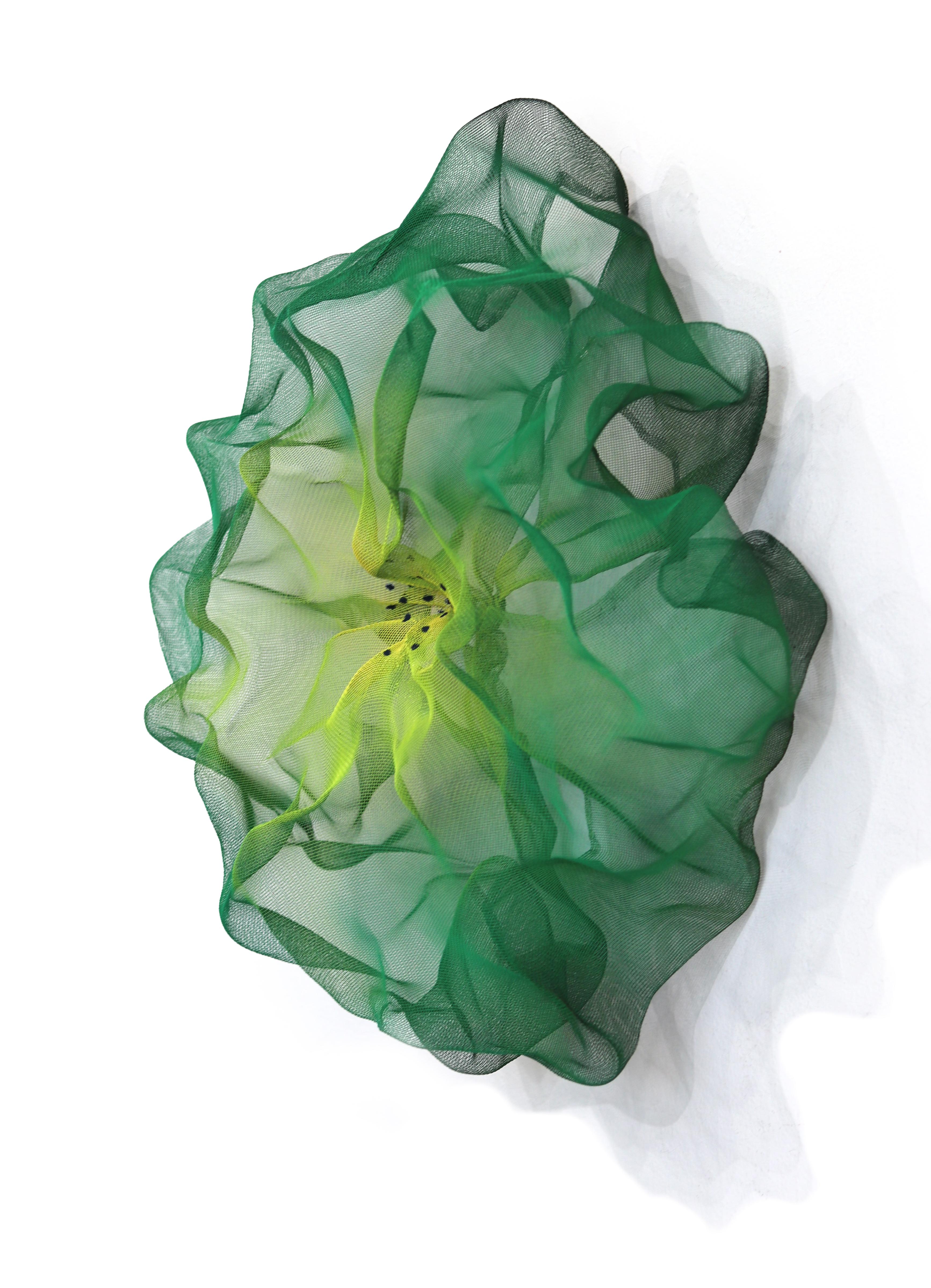 Cotton Candy Cumulus Green Apple - Original Three-Dimensional Sculpture Wall Art For Sale 1