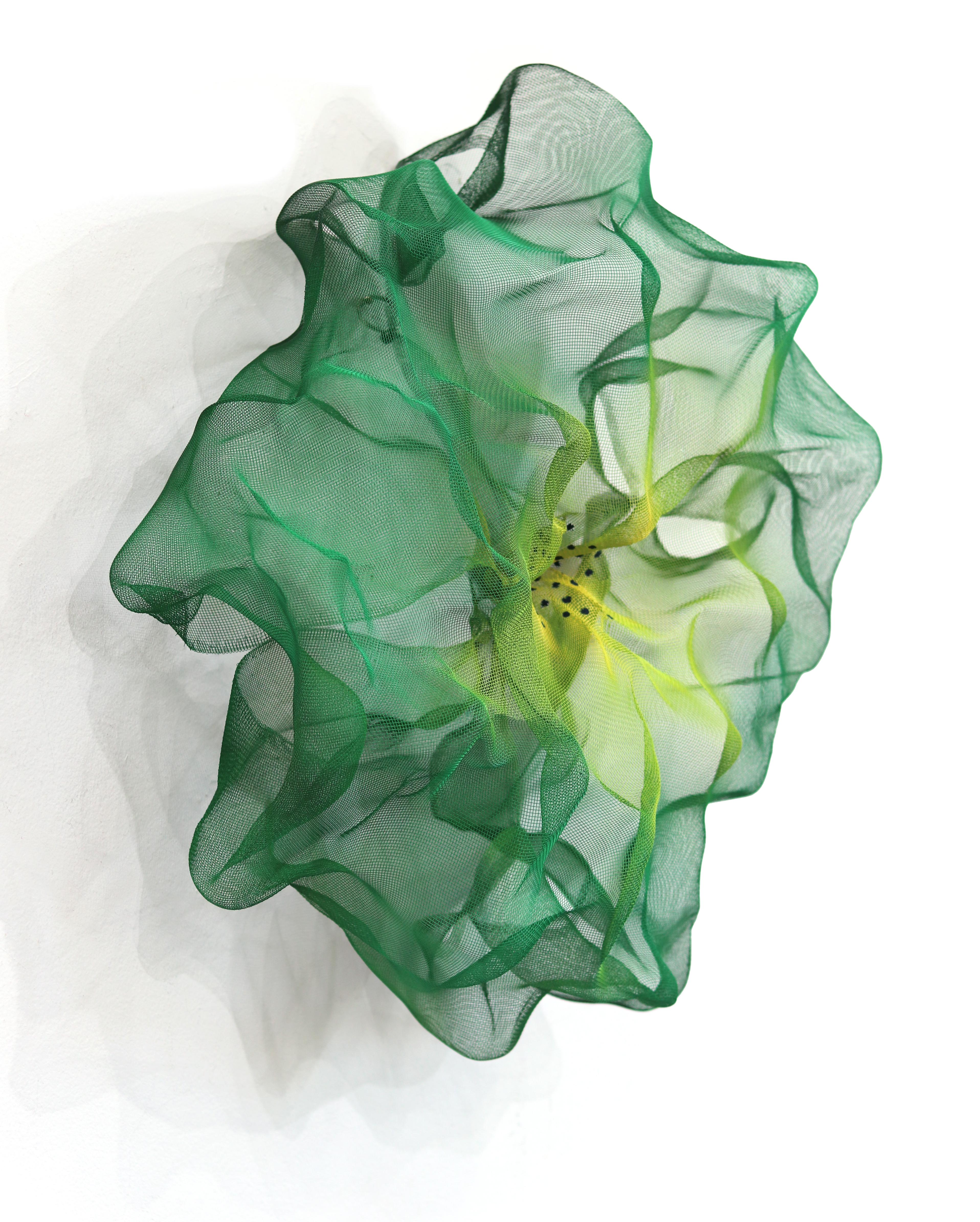 Cotton Candy Cumulus Green Apple - Original Three-Dimensional Sculpture Wall Art For Sale 5