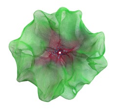 Cotton Candy Cumulus Green Purple Blue - Abstract Three-Dimensional Wall Artwork