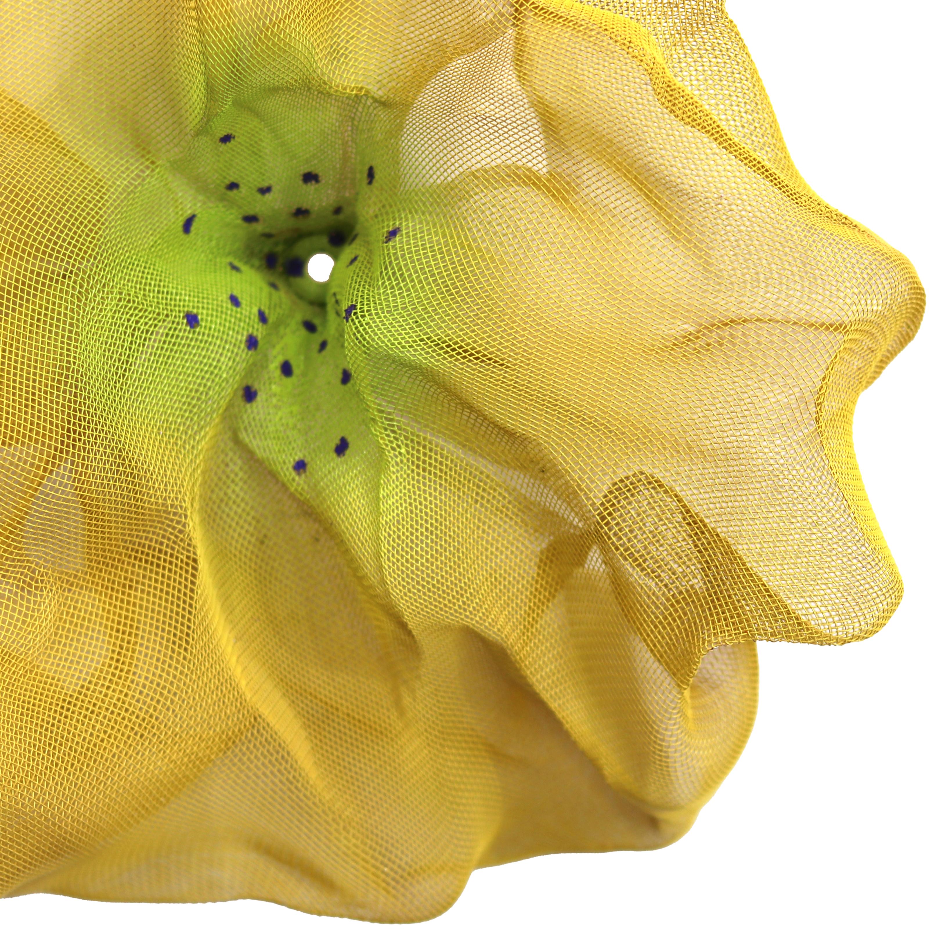 Cotton Candy Cumulus Lemon Lime - Original Yellow Three-Dimensional Wall Artwork For Sale 2