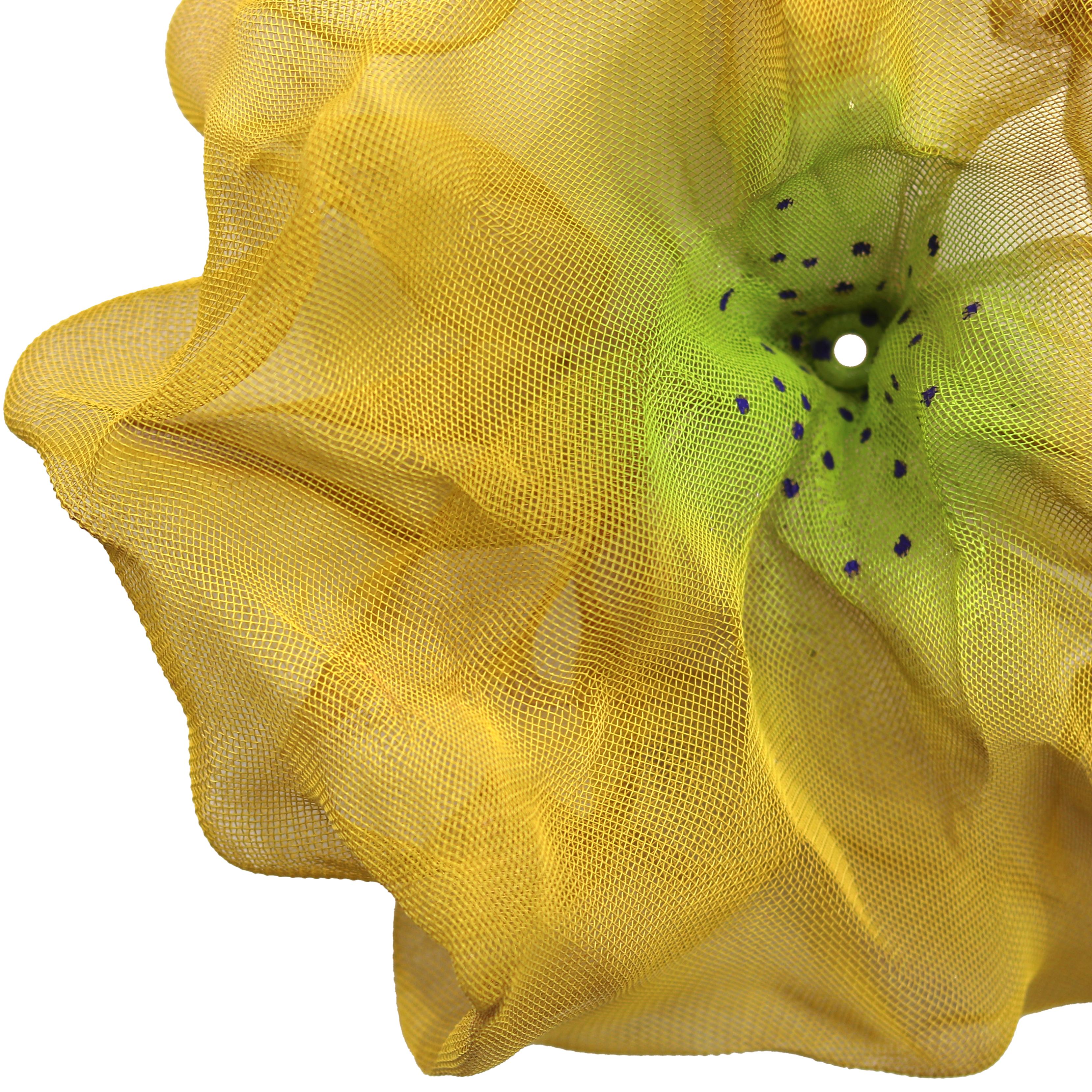 Cotton Candy Cumulus Lemon Lime - Original Yellow Three-Dimensional Wall Artwork For Sale 4