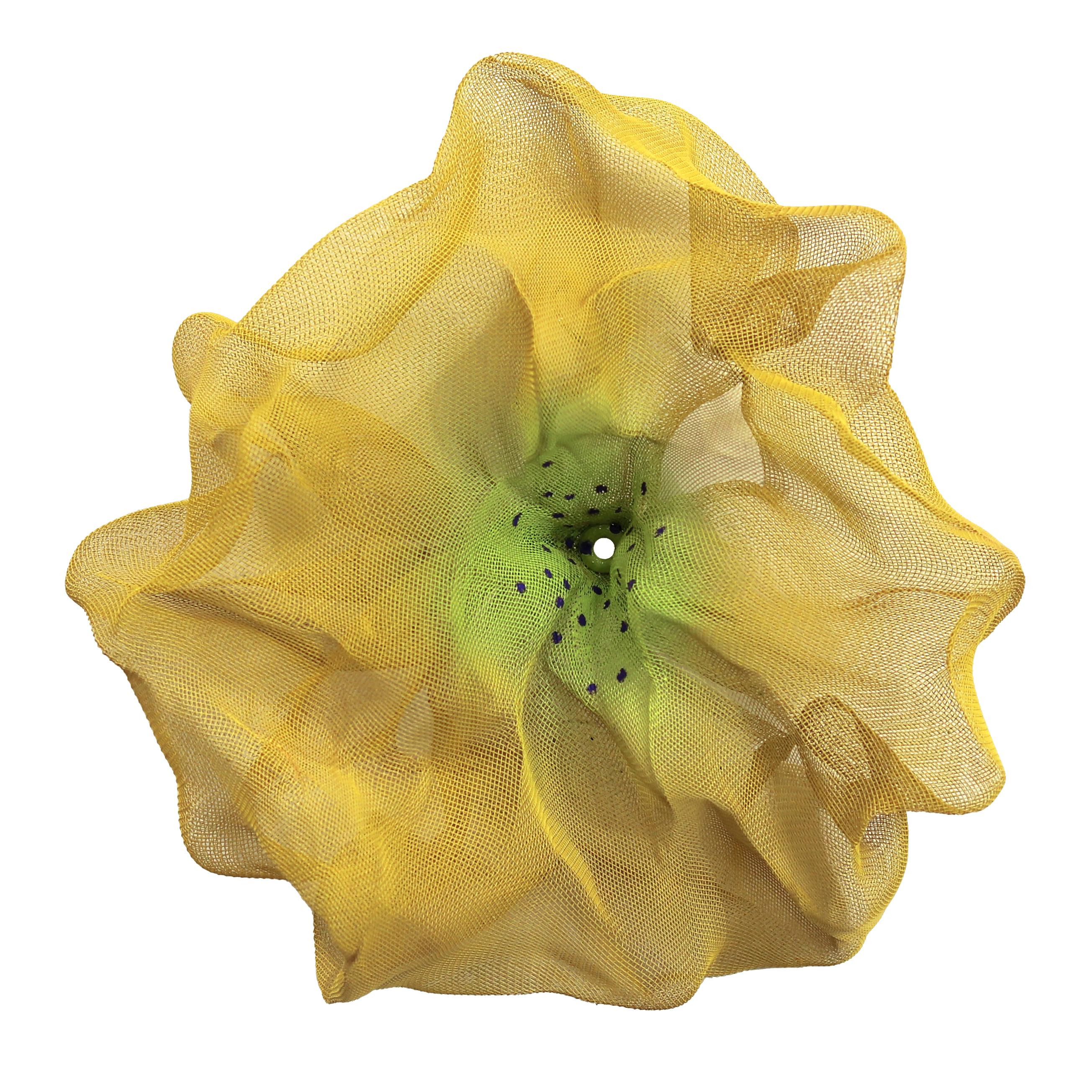 Cotton Candy Cumulus Lemon Lime - Original Yellow Three-Dimensional Wall Artwork - Mixed Media Art by Atticus Adams