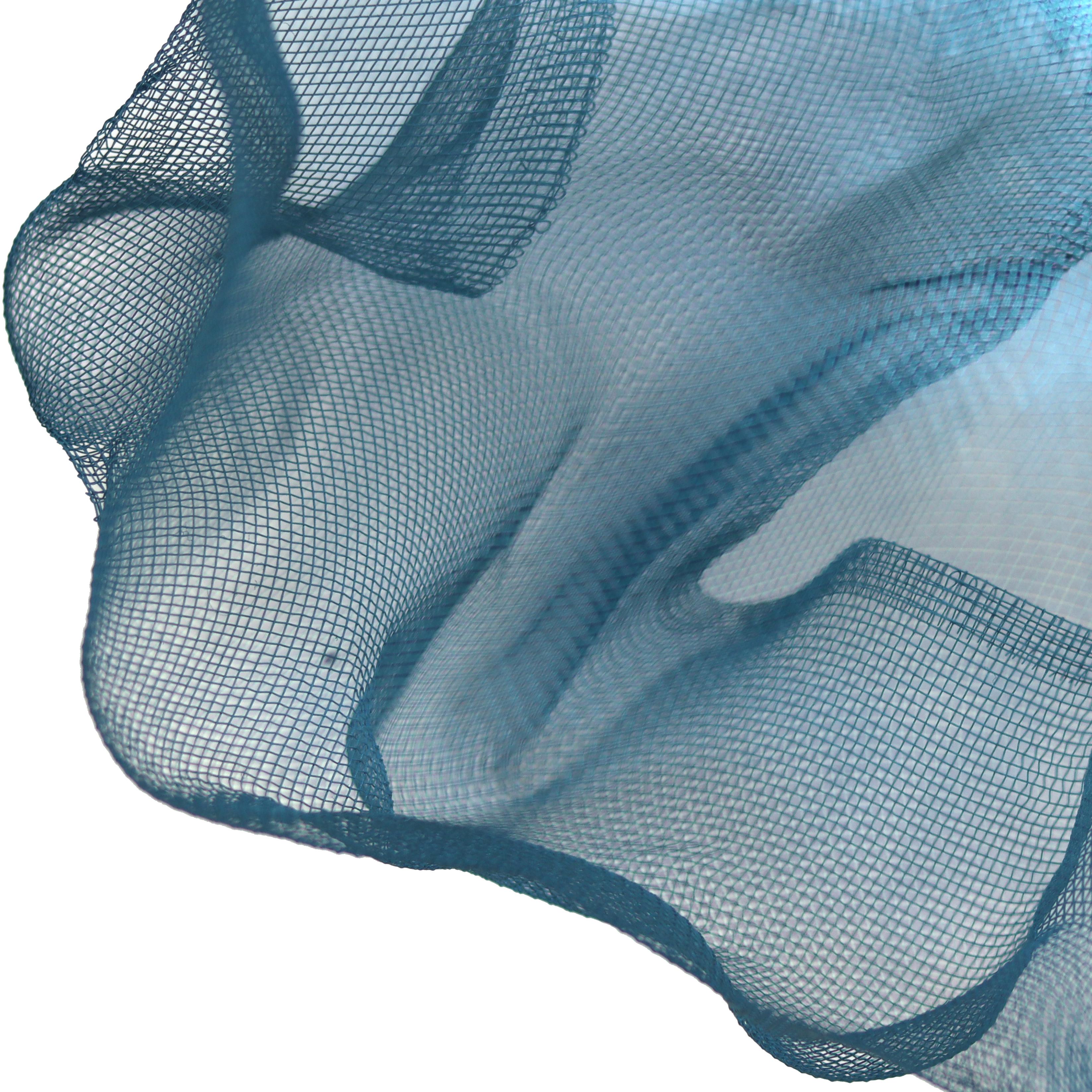 Cotton Candy Cumulus Navy Blue Gold - Abstract Three-Dimensional Wall Artwork For Sale 4