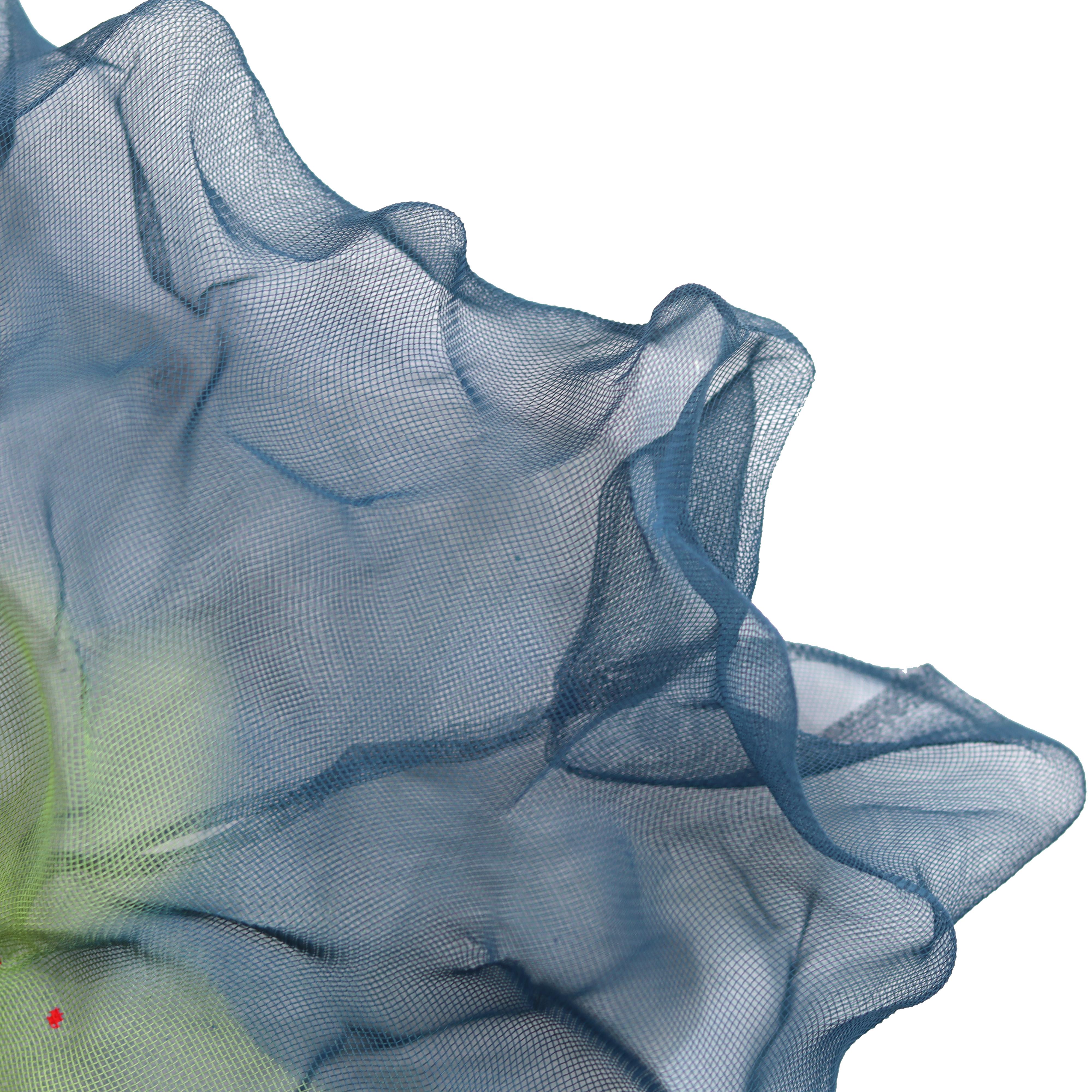 Cotton Candy Cumulus Navy Green Red - Abstract Three-Dimensional Wall Artwork For Sale 2