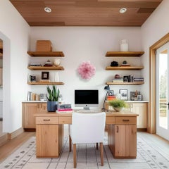 Cotton Candy Cumulus Pink Silver - Original Abstract Three-Dimensional Wall Art