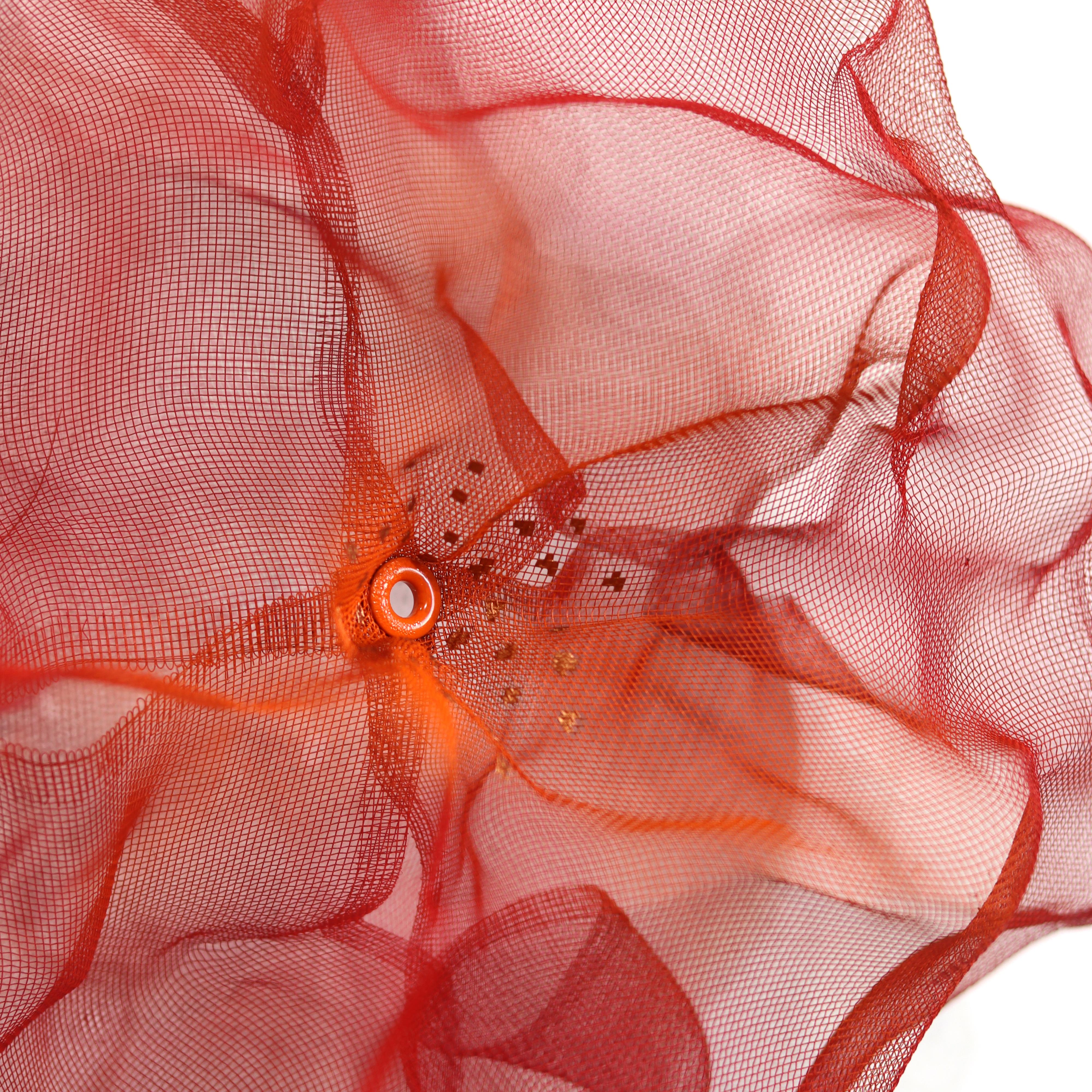 Cotton Candy Cumulus Red Orange - Abstract Three-Dimensional Wall Artwork For Sale 5