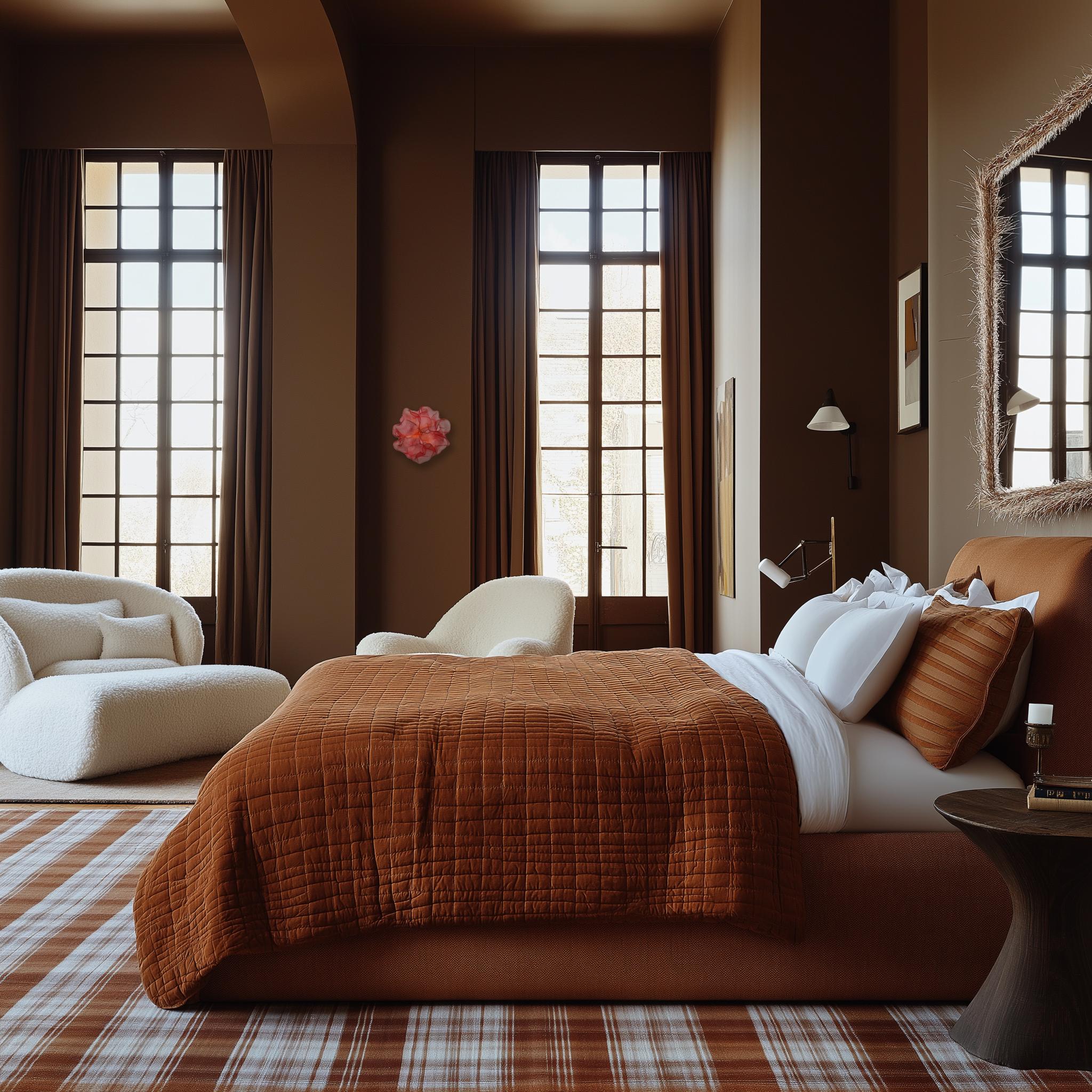 Cotton Candy Cumulus Red Orange - Abstract Three-Dimensional Wall Artwork - Sculpture by Atticus Adams