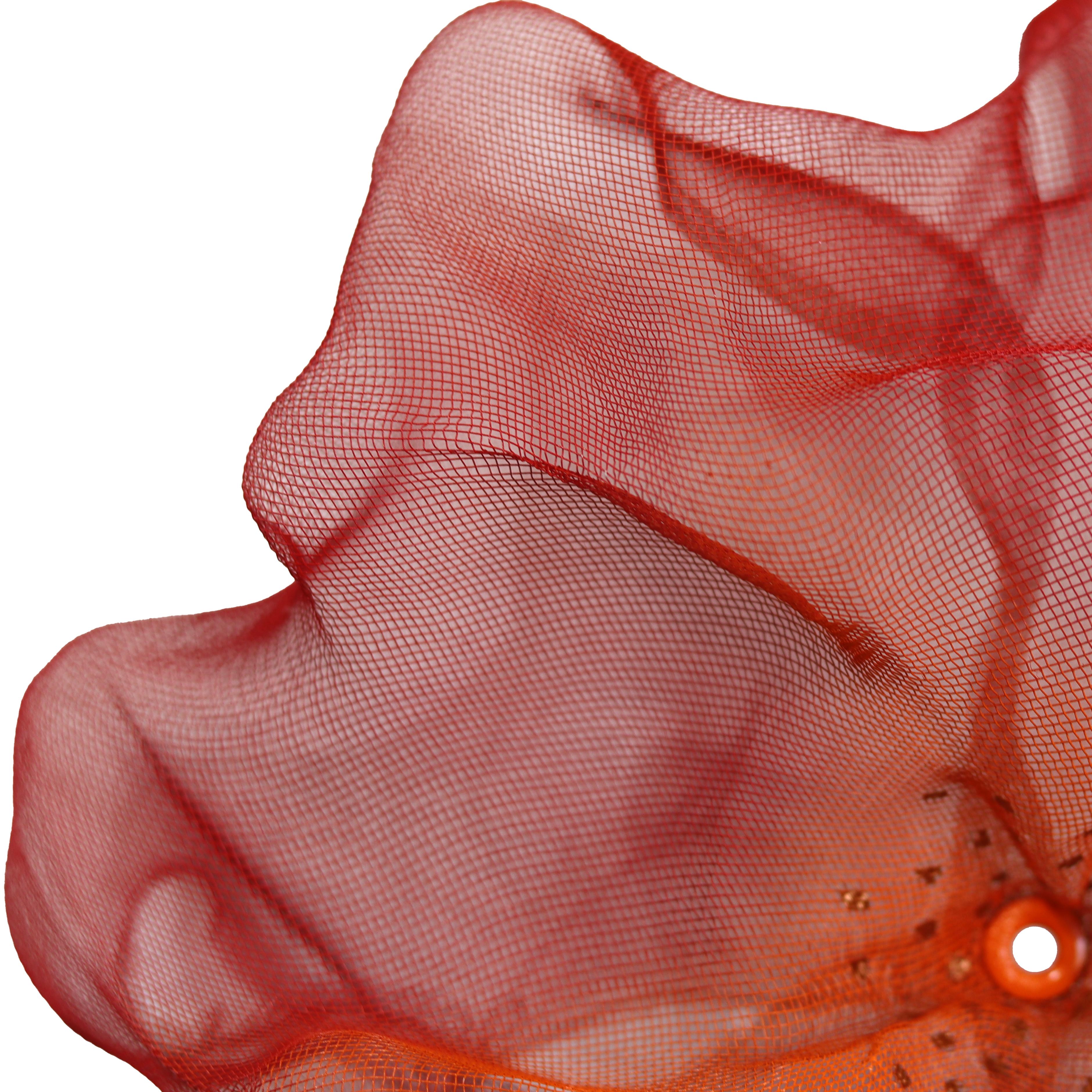 Cotton Candy Cumulus Red Orange - Abstract Three-Dimensional Wall Artwork - Contemporary Sculpture by Atticus Adams