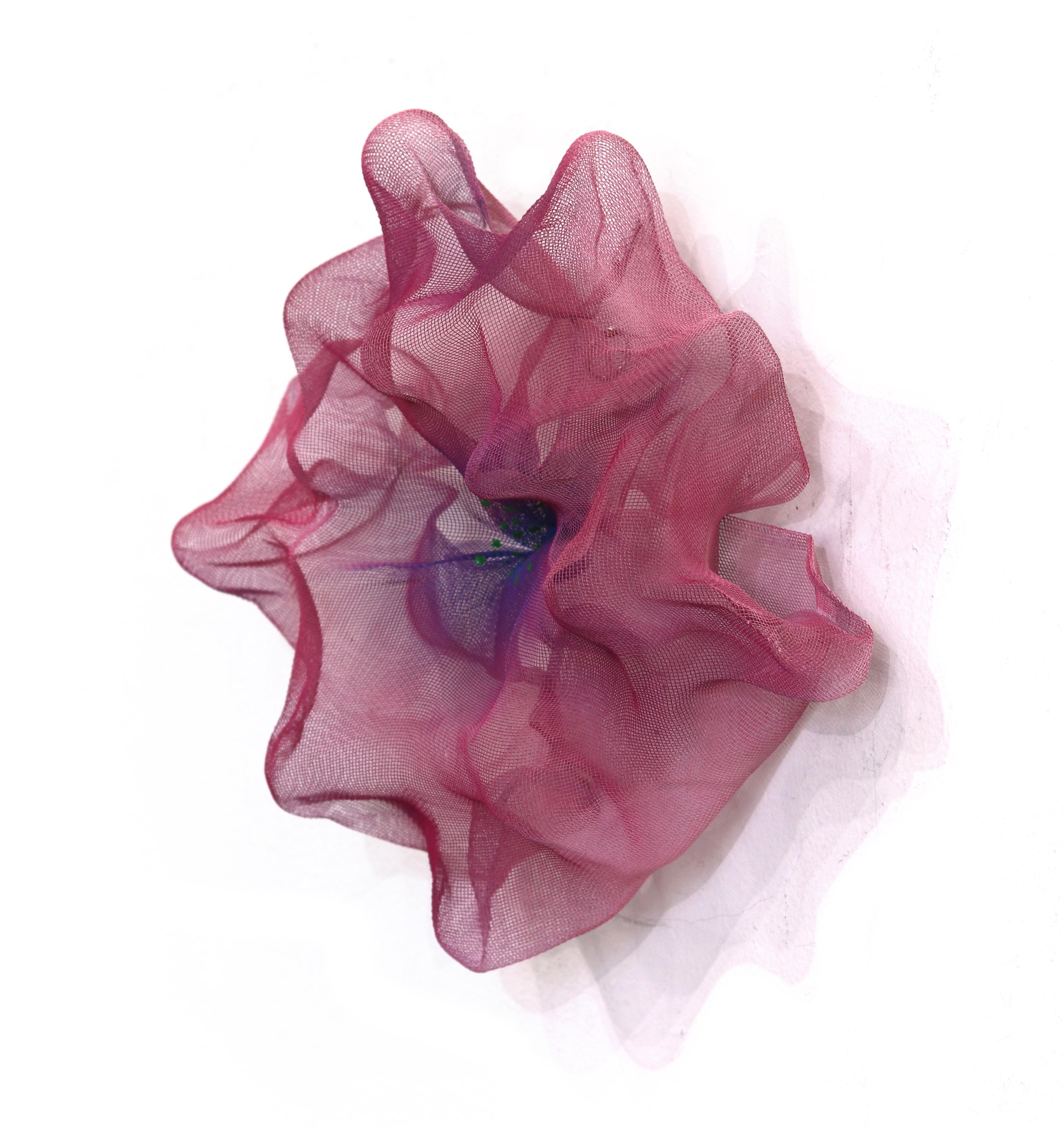 Cotton Candy Cumulus Rhubarb - Original Abstract Three-Dimensional Wall Art - Pink Abstract Sculpture by Atticus Adams