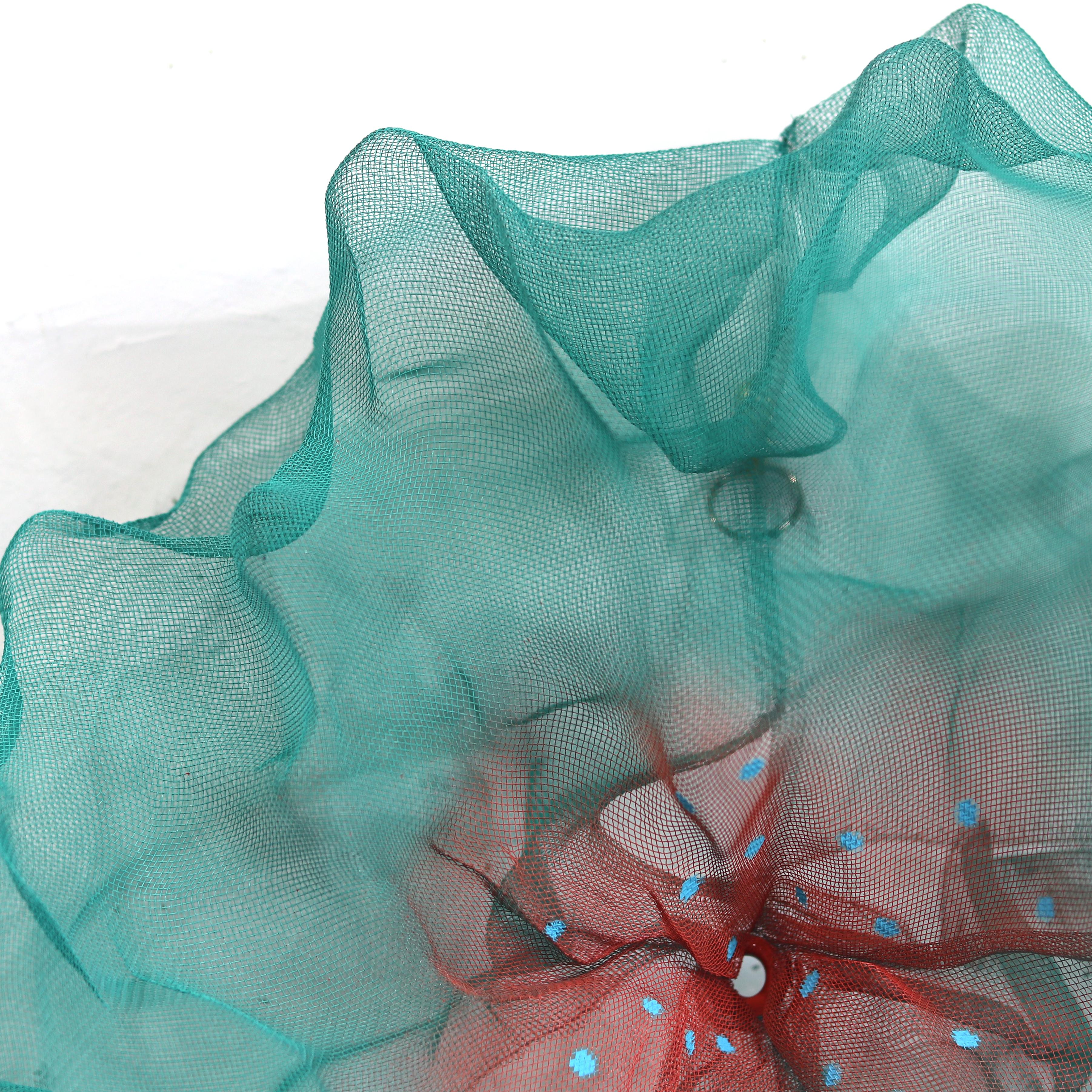 Cotton Candy Cumulus Shelly Green - Original Three-Dimensional Wall Art - Contemporary Sculpture by Atticus Adams