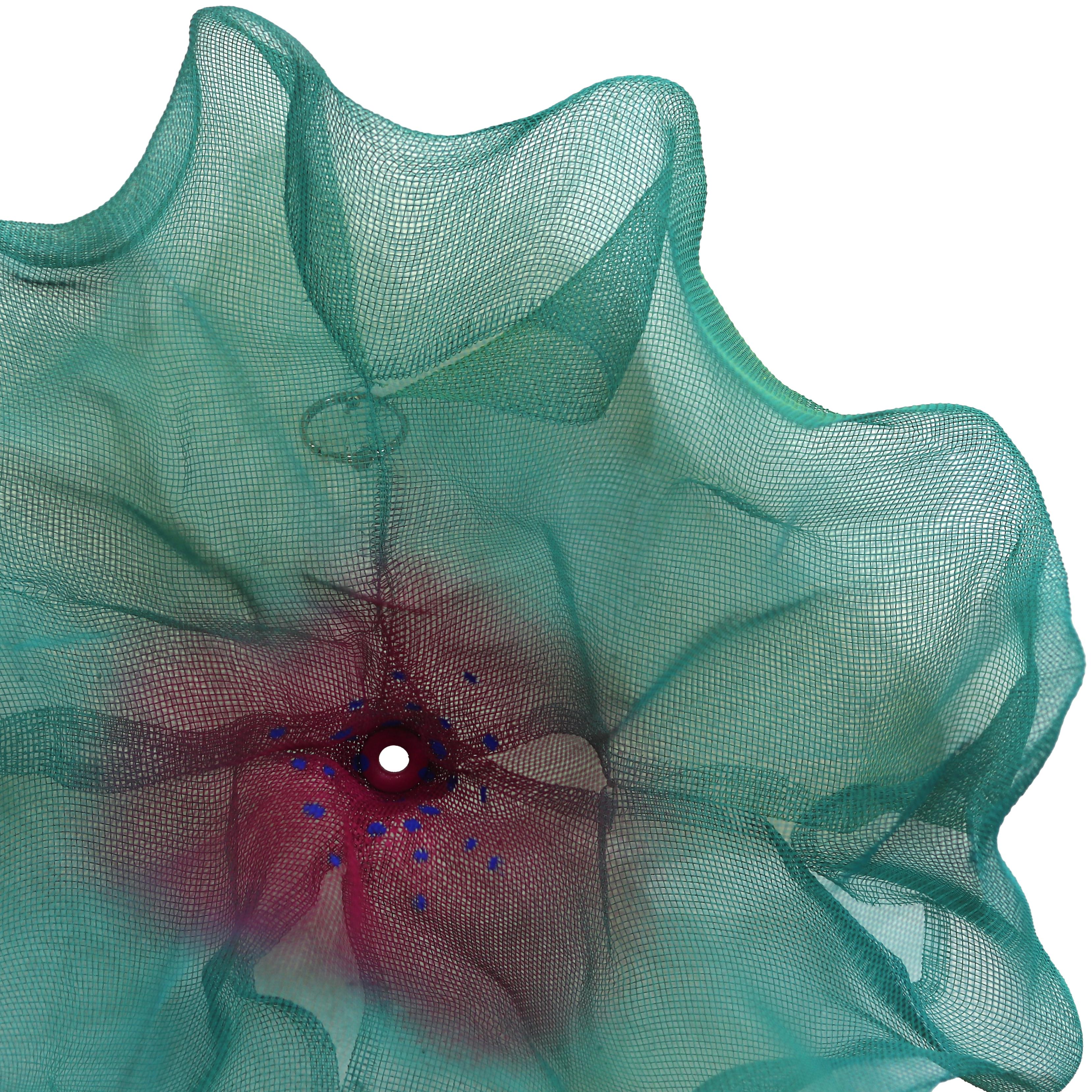 Cotton Candy Cumulus Taffy - Contemporary Green Abstract Three-Dimensional Wall For Sale 6