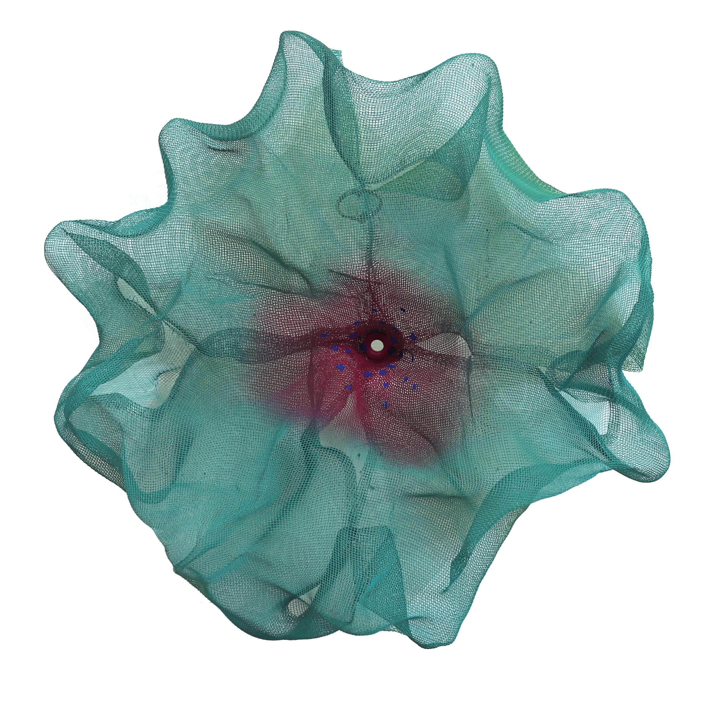 Cotton Candy Cumulus Taffy - Contemporary Green Abstract Three-Dimensional Wall - Mixed Media Art by Atticus Adams