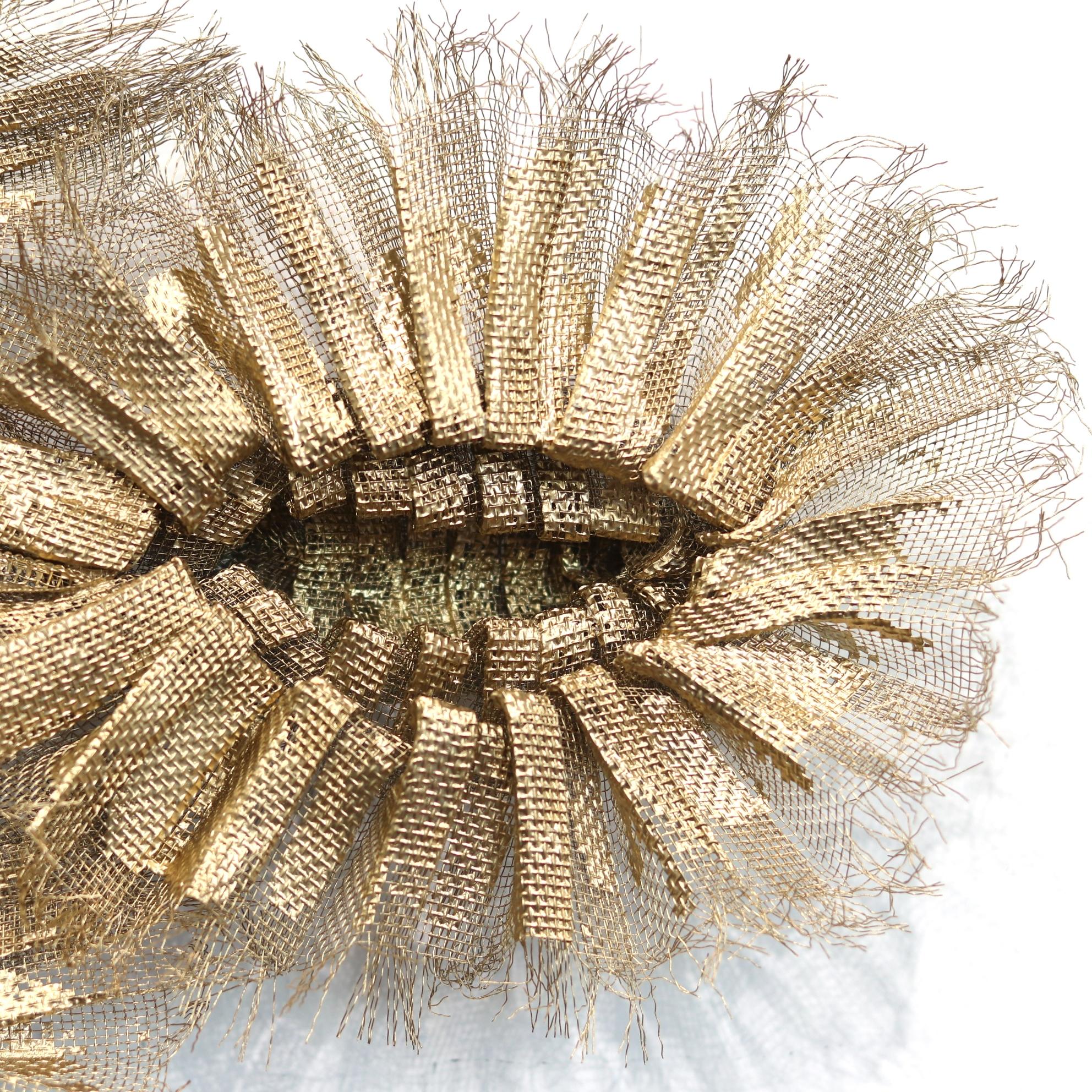 Flora Chanel Gilded  - Large Three-Dimensional Wall Art 3