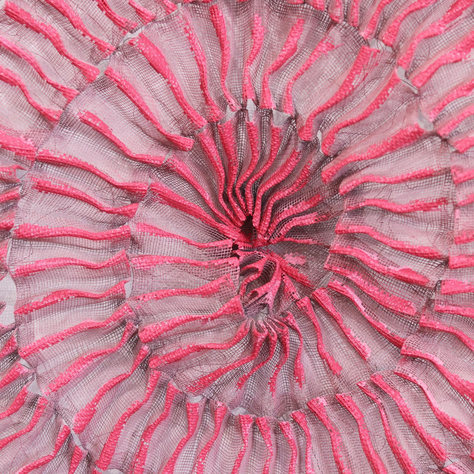 Sujoon - Rose and Coral  -  Original Three-Dimensional Wall Art 4