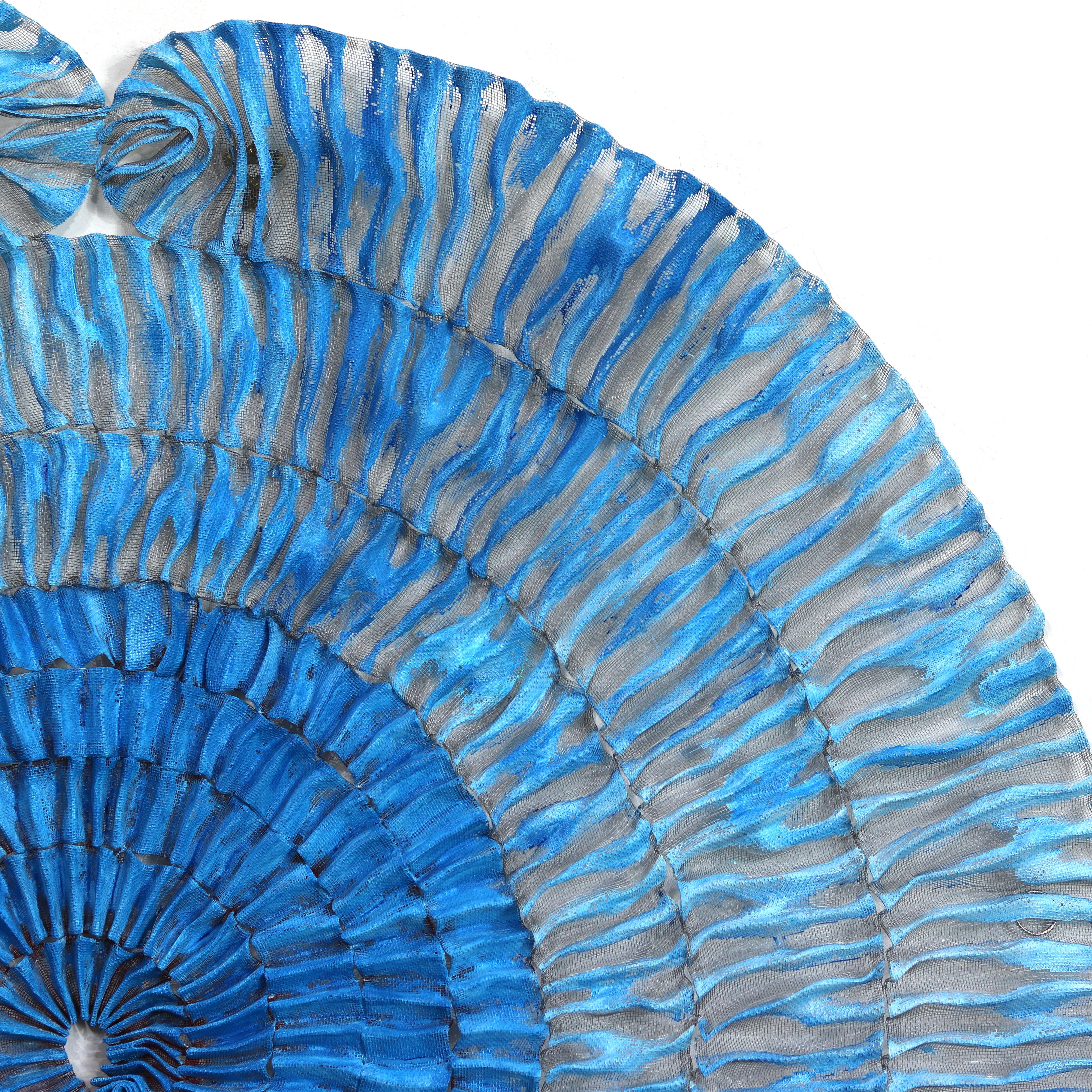 Atticus Adams' organically composed modern metal sculptures embody the transformative power of art, illustrating the creation of beauty, meaning, and emotional impact from industrial materials. Using mostly aluminum mesh—generally found in screen
