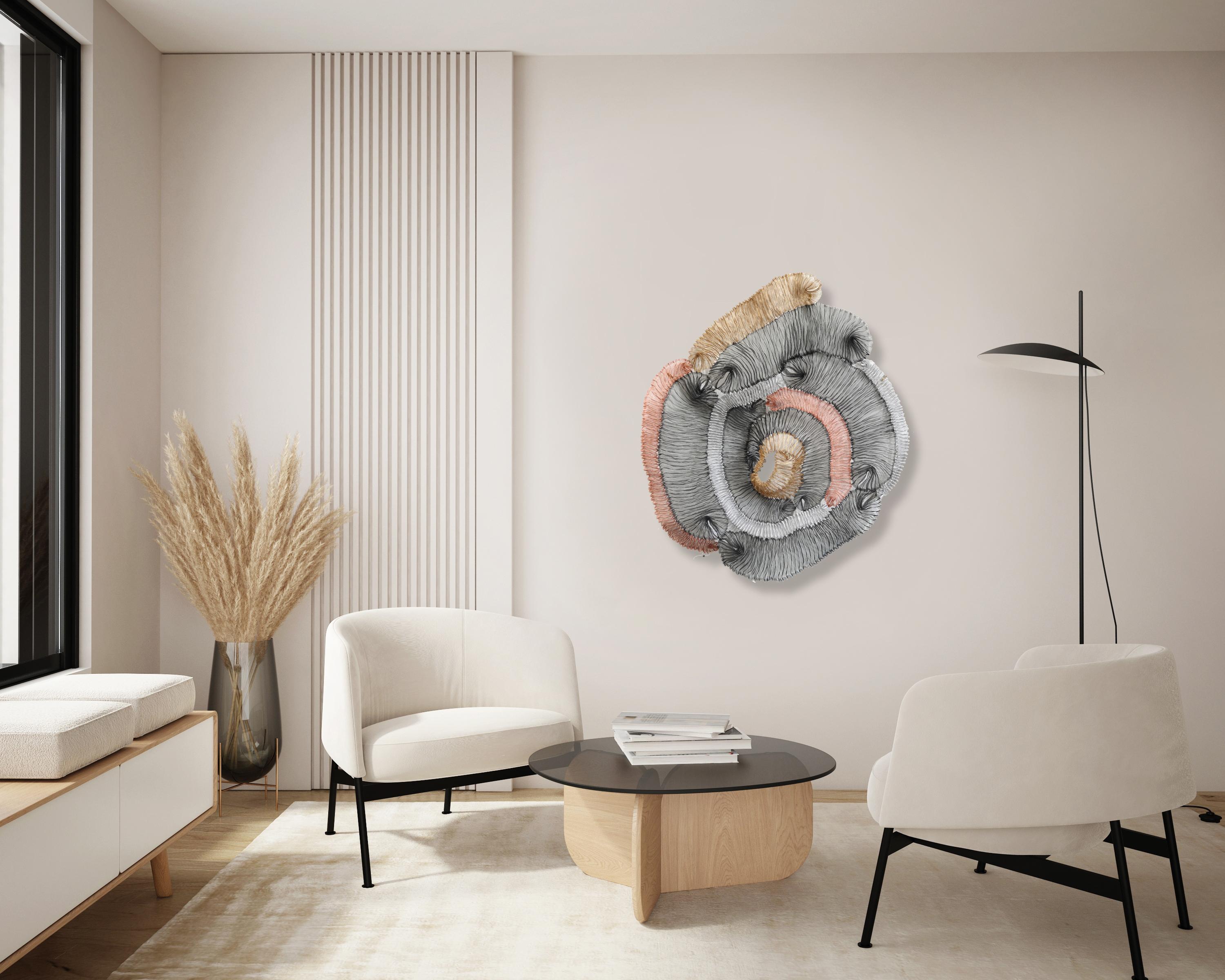 Sujoon Vogue - Southwest Inspired Sculptural Original Three-Dimensional Wall Art For Sale 4