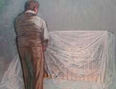 Tiger Tamer Painting by Attila Szucs, Contemporary Artist