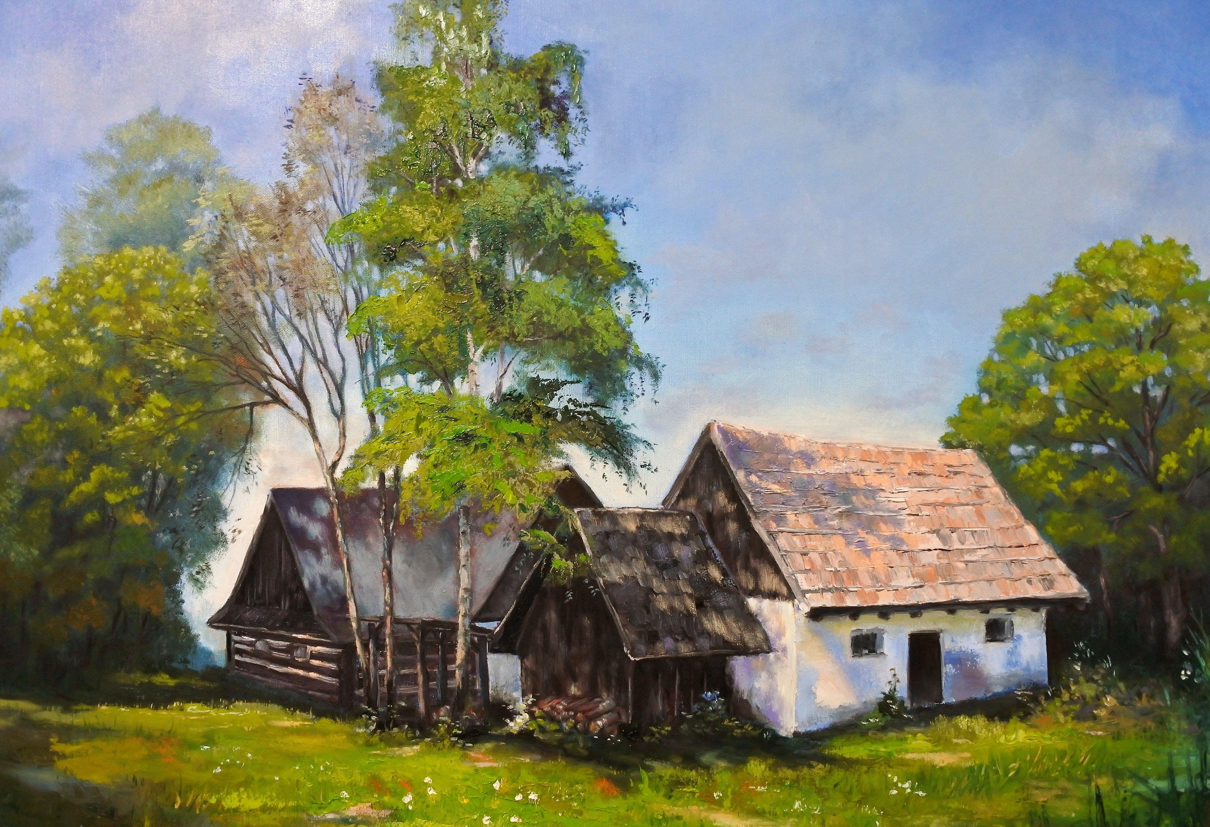Beskids, Painting, Oil on Canvas