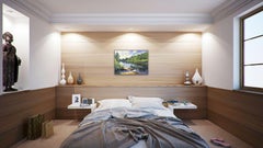 Au bord de la rivière, peinture, huile sur toile