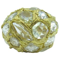 Attilio Codognato Gold and Diamond Ring