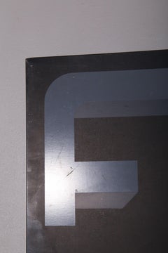 Attilio Lunardi, «Sin título», panel geométrico pintado, firmado, década de 1980