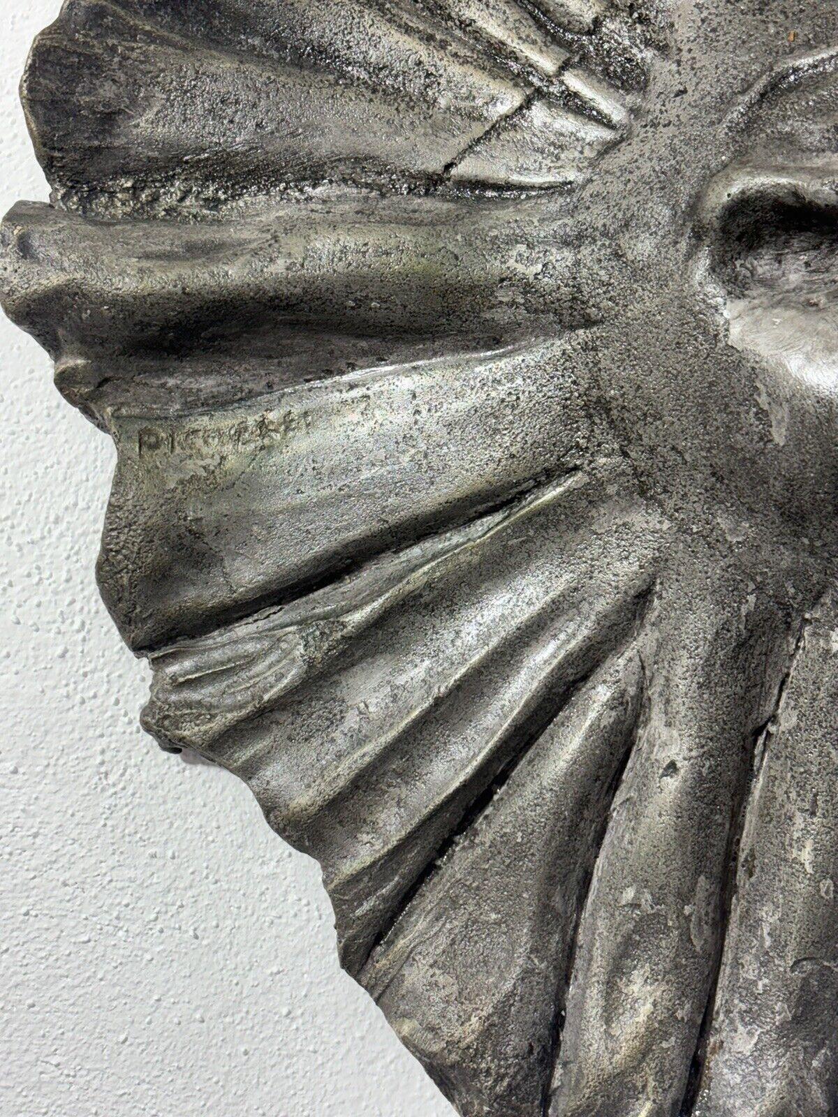 Attilio Pierelli Scultura Volto Mid-Century Design Art 1960's Bon état - En vente à Taranto, IT