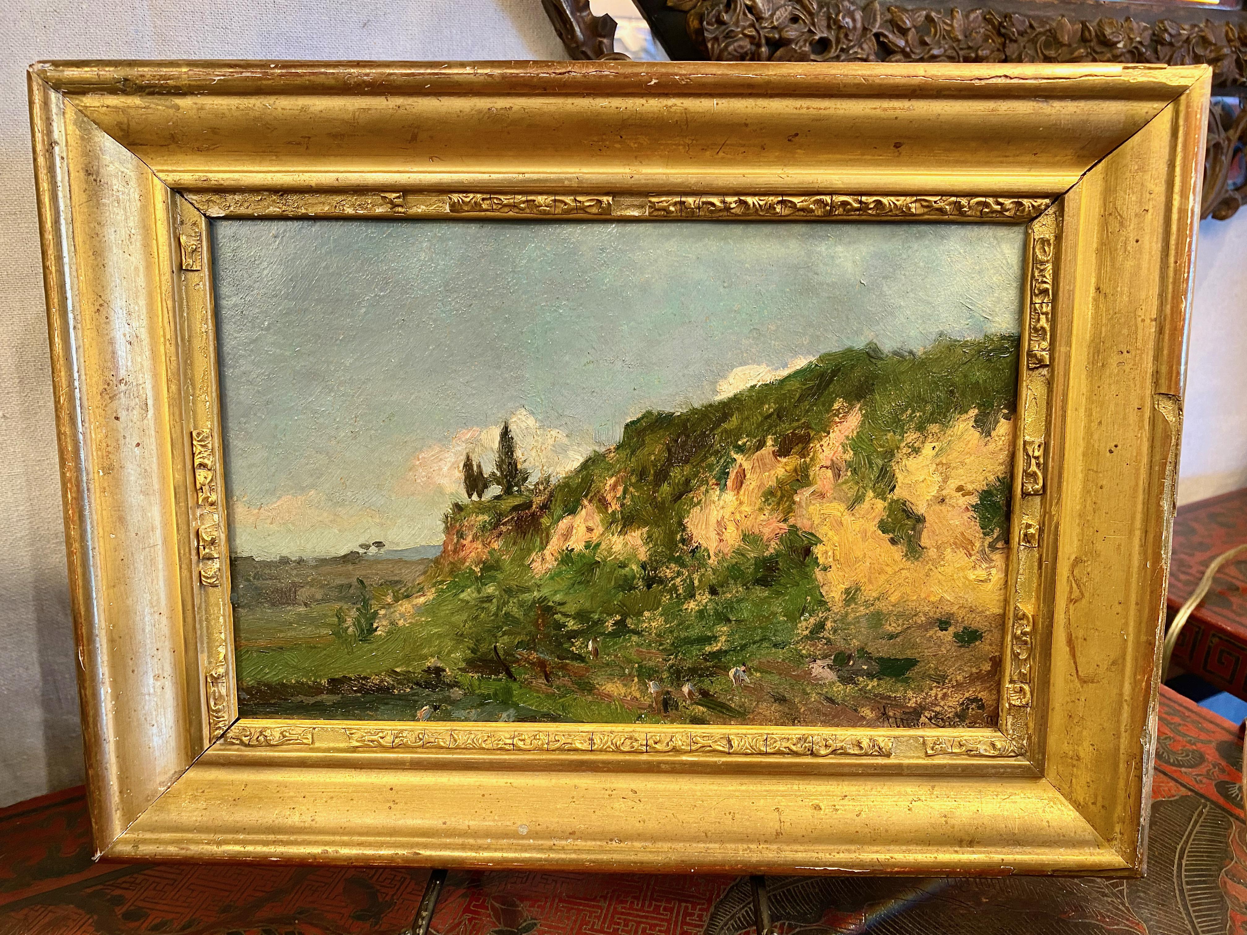 Attilio Simonetti Landschaftslandschaft im Zustand „Gut“ im Angebot in Pasadena, CA