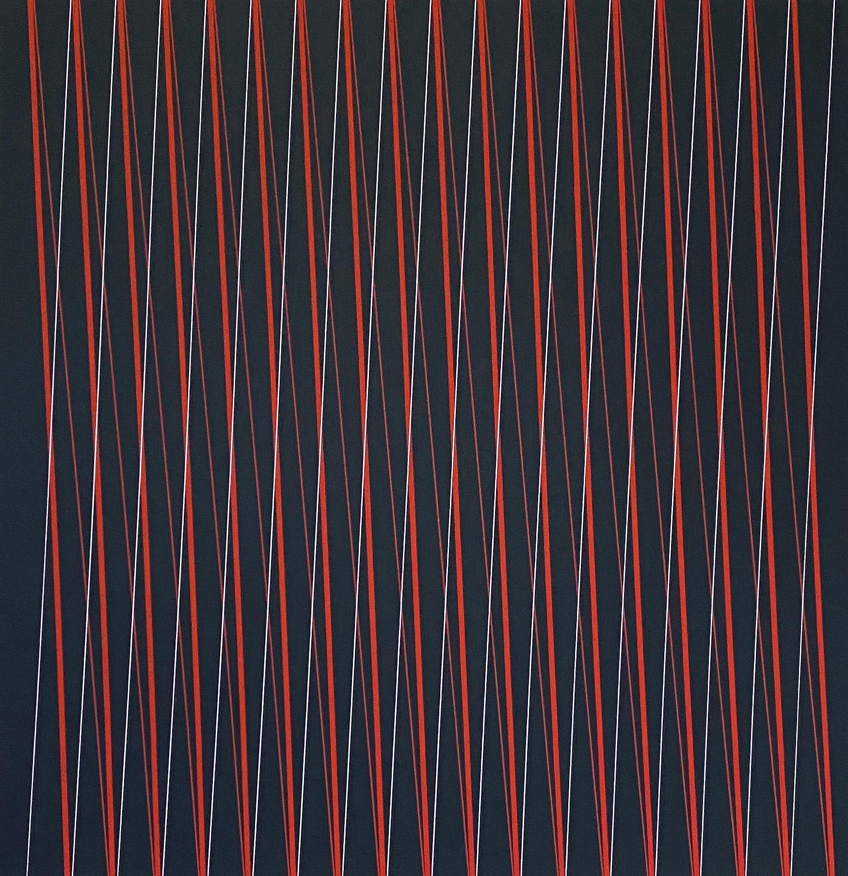 Arte Óptico Cinético Italiano Attilio Taverna Serigrafía Litografía Impresión Light Artist en venta 1