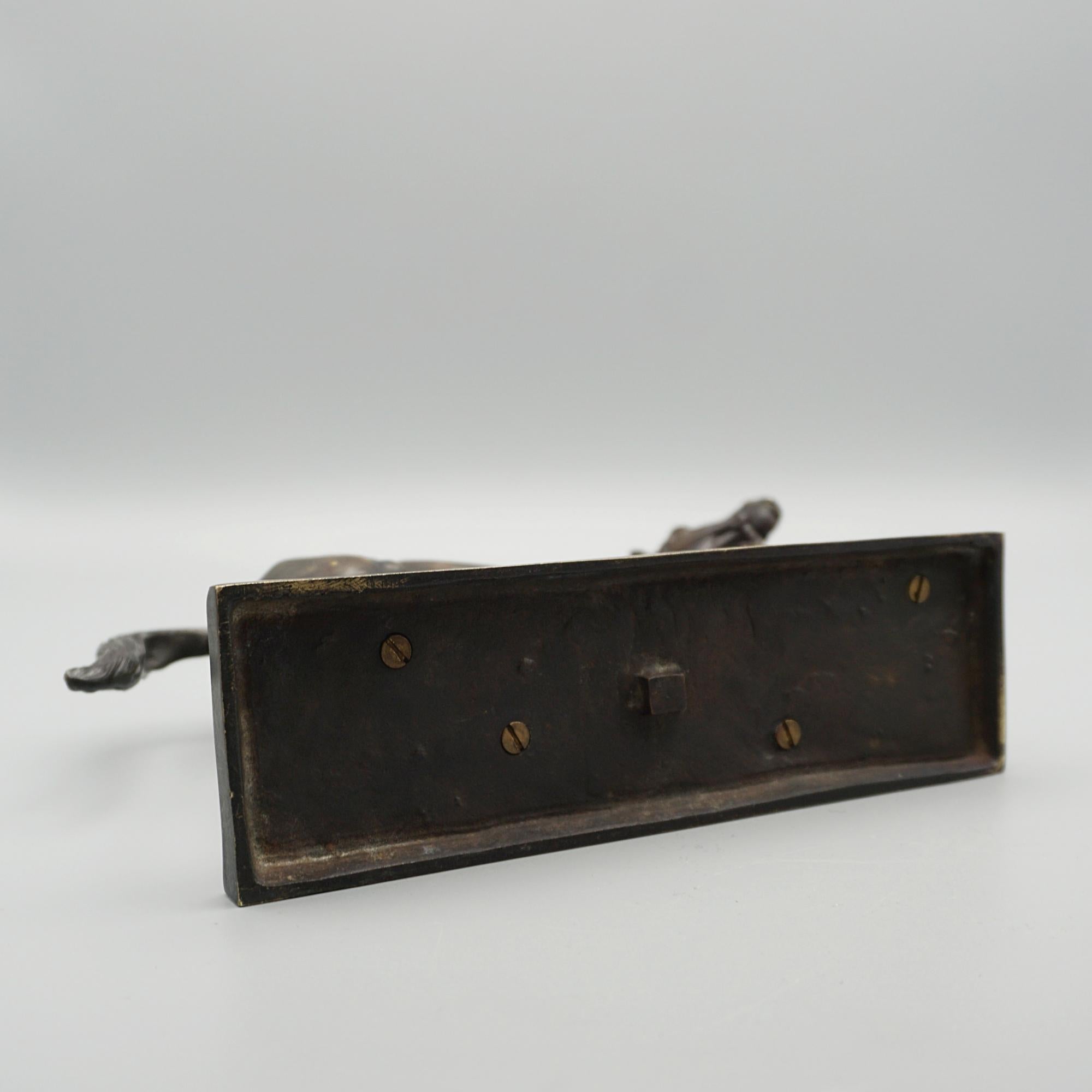 French 'Attilla' An Early 20th Century Bronze Sculpture by Irenee Rochard For Sale