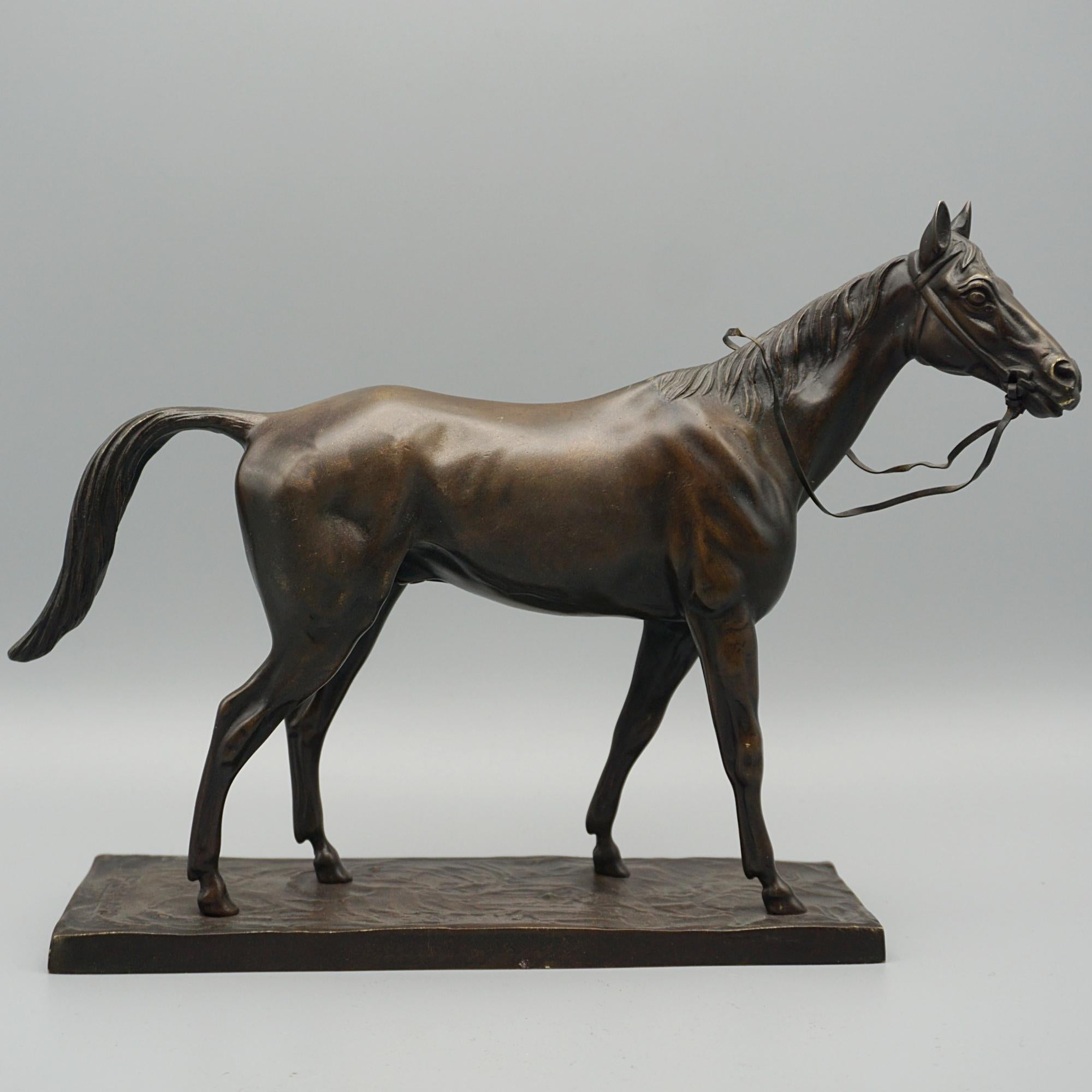 'Attilla' An Early 20th Century Bronze Sculpture by Irenee Rochard For Sale 1
