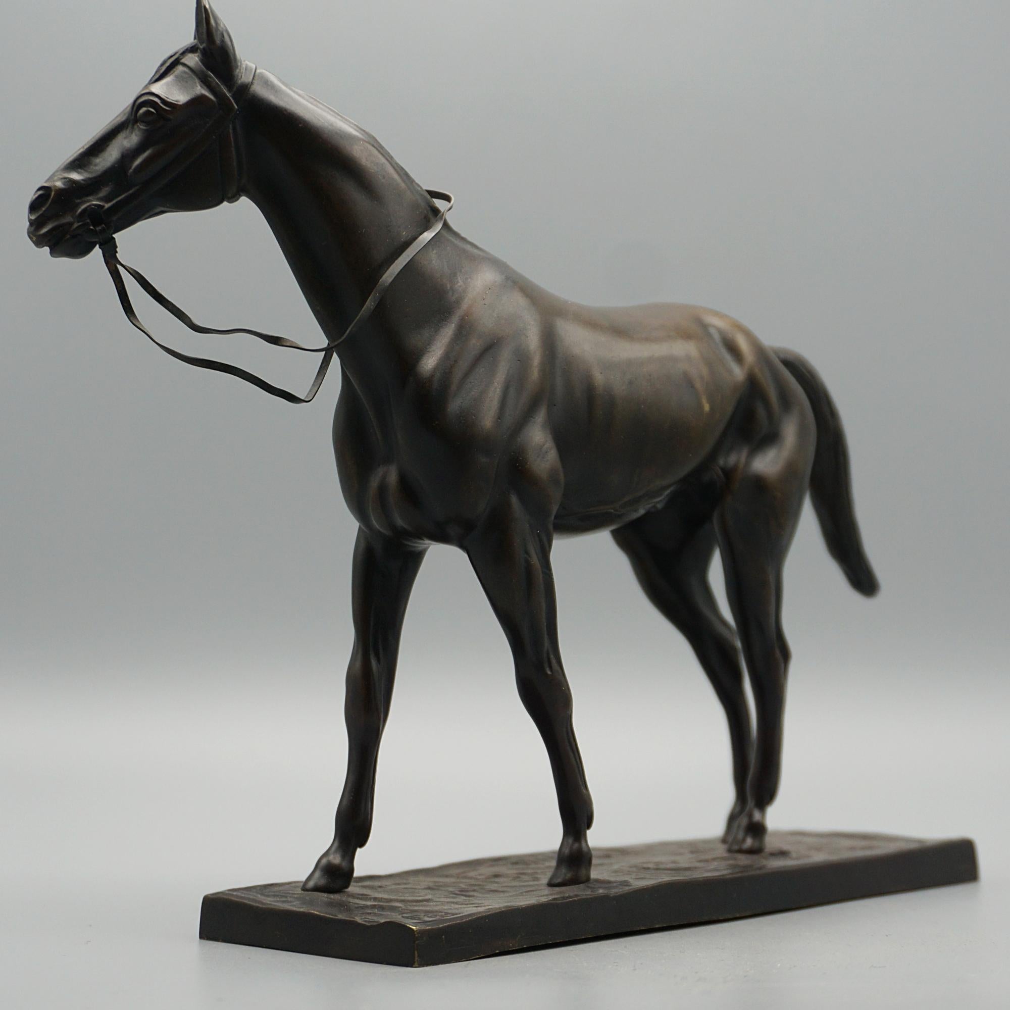'Attilla' An Early 20th Century Bronze Sculpture by Irenee Rochard For Sale 4