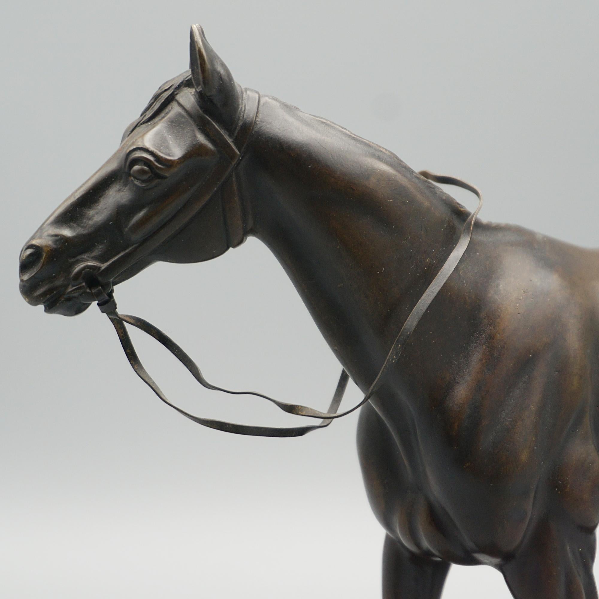 'Attilla' An Early 20th Century Bronze Sculpture by Irenee Rochard For Sale 5