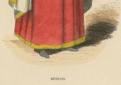 Attire of a Medieval Scholar: The Learned Physician of the Middle Ages, 1847