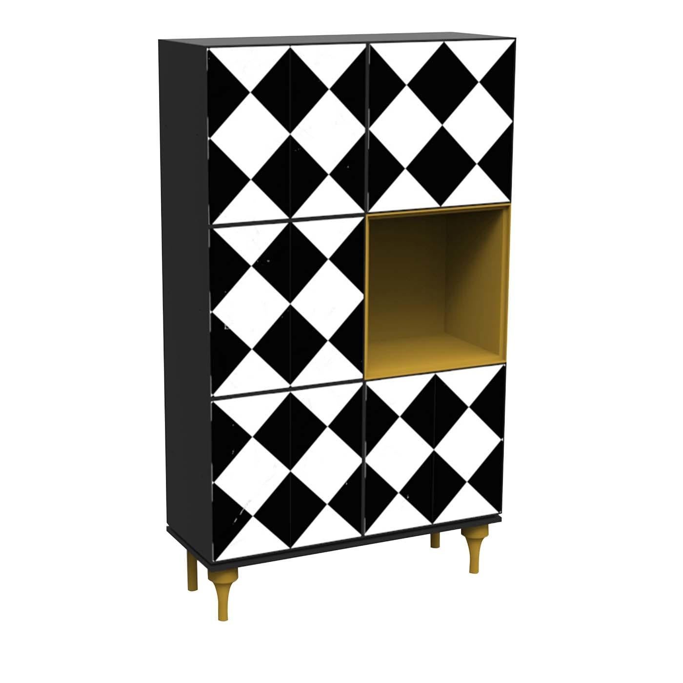 Moderne Meuble de rangement modulaire noir-blanc Attitude en vente